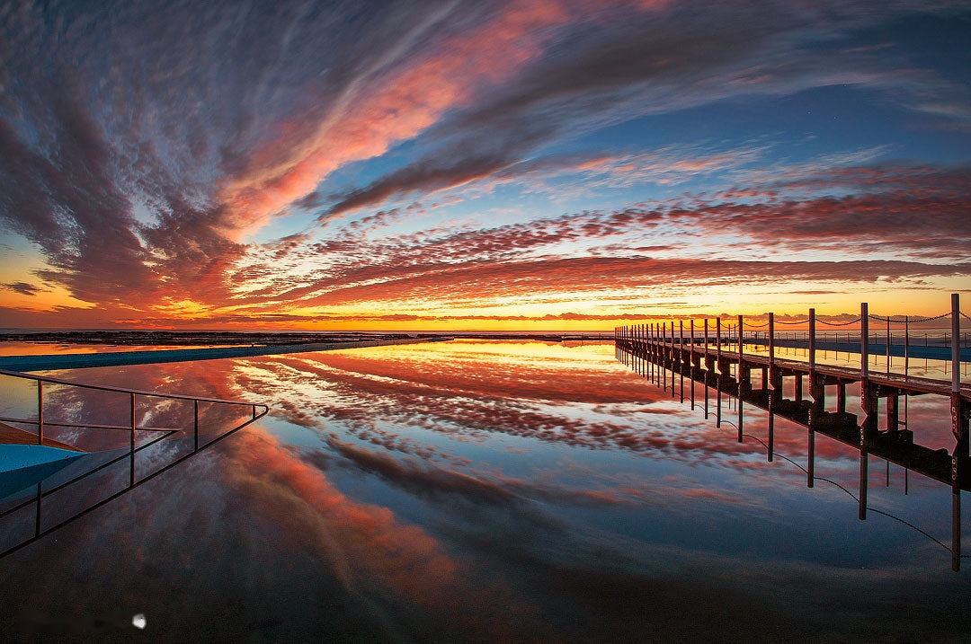 Glow, Narrabeen Rock Pool — photograph by Richard Hirst