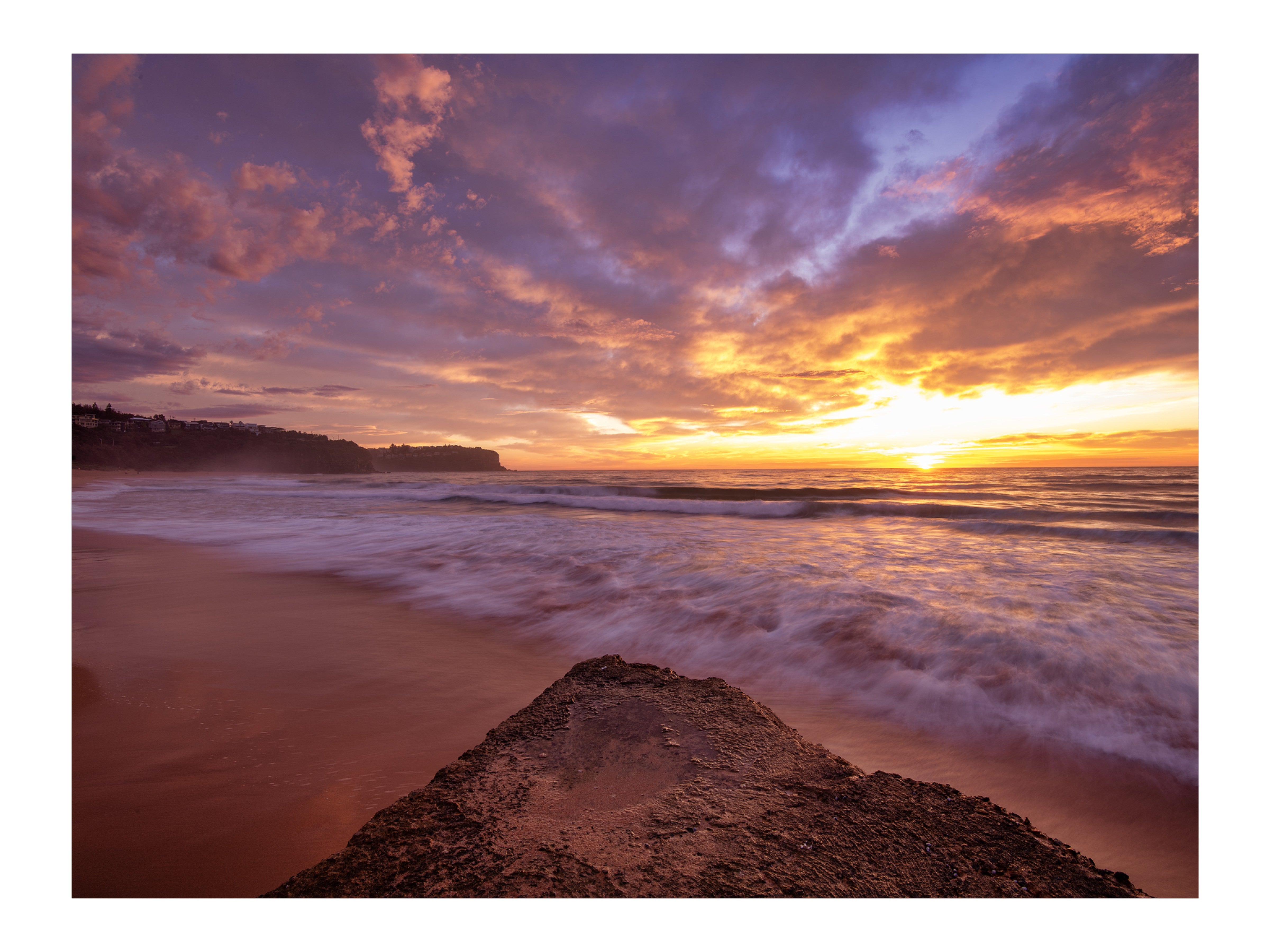 Ablaze, Newport print