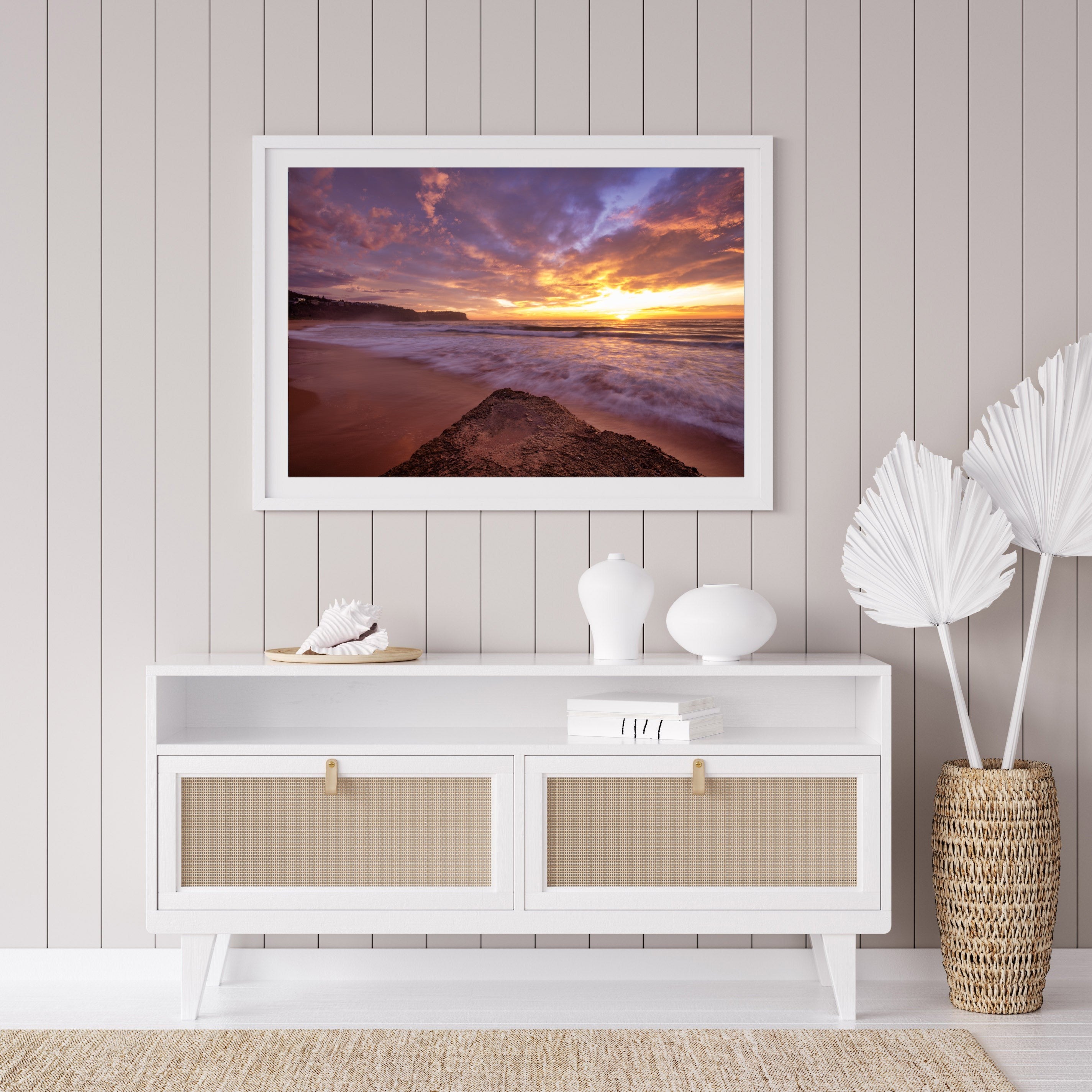 Ablaze, Newport print