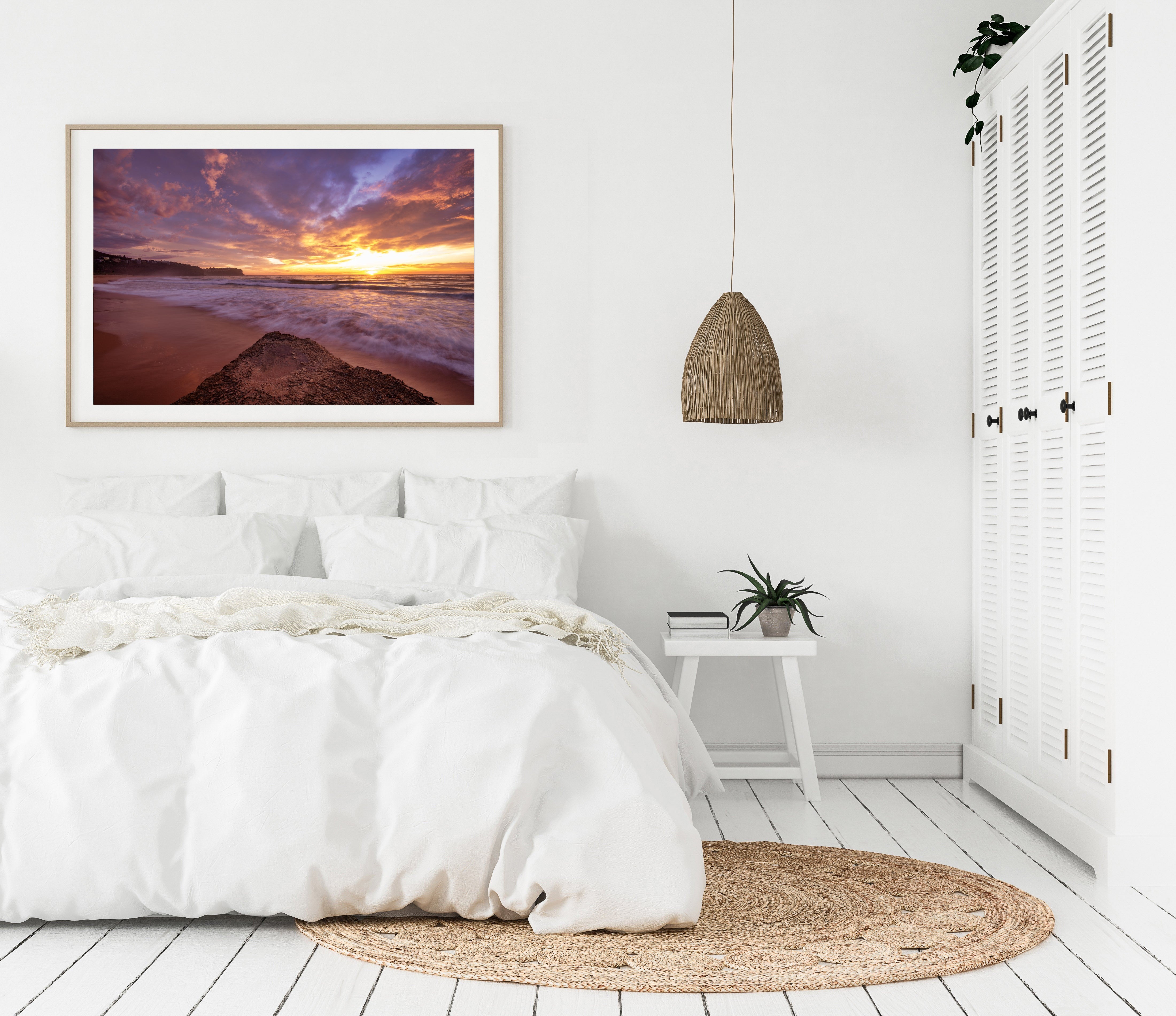 Ablaze, Newport print