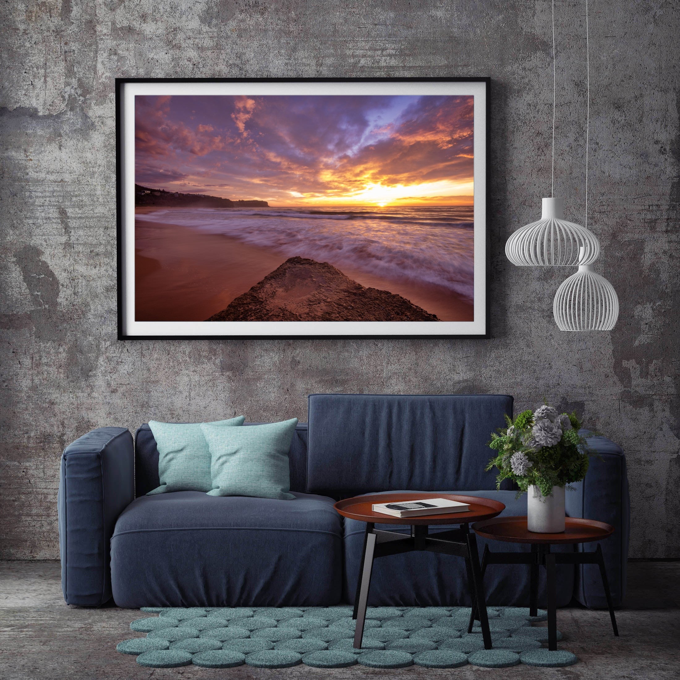 Ablaze, Newport print
