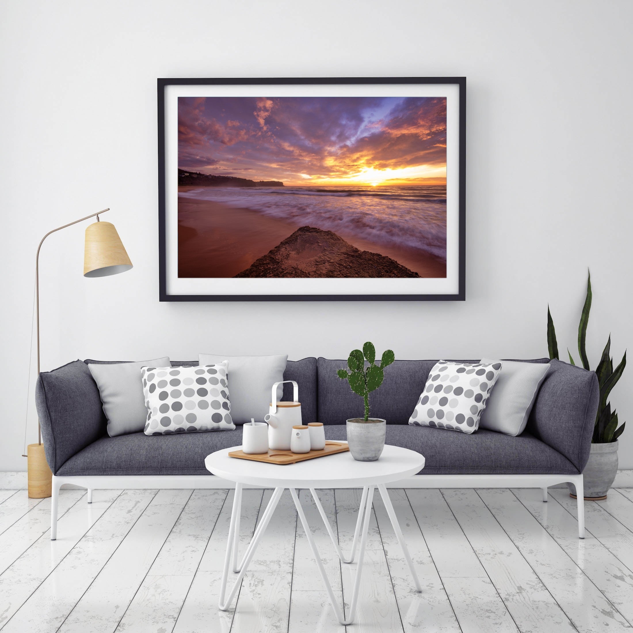 Ablaze, Newport print