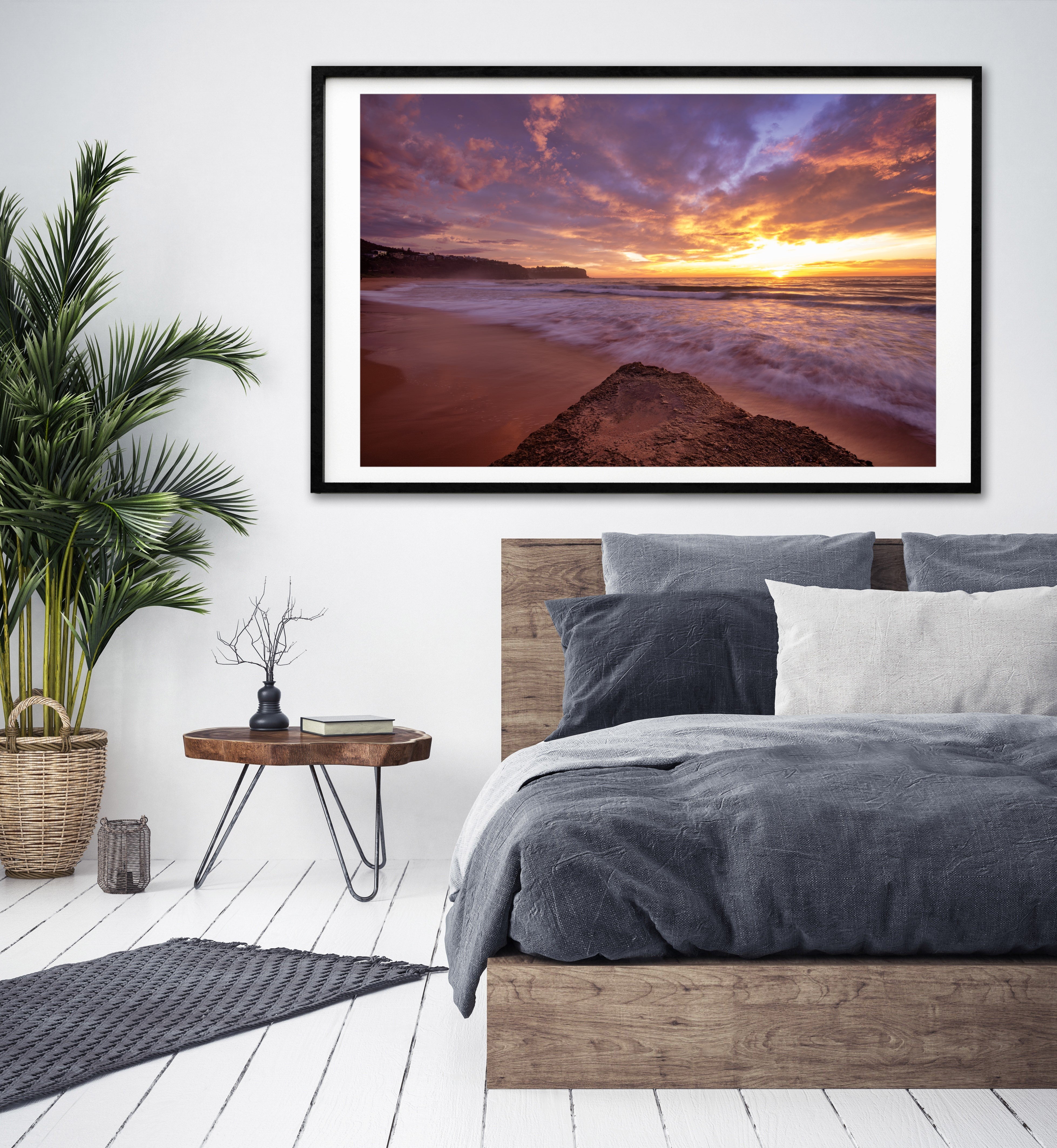 Ablaze, Newport print