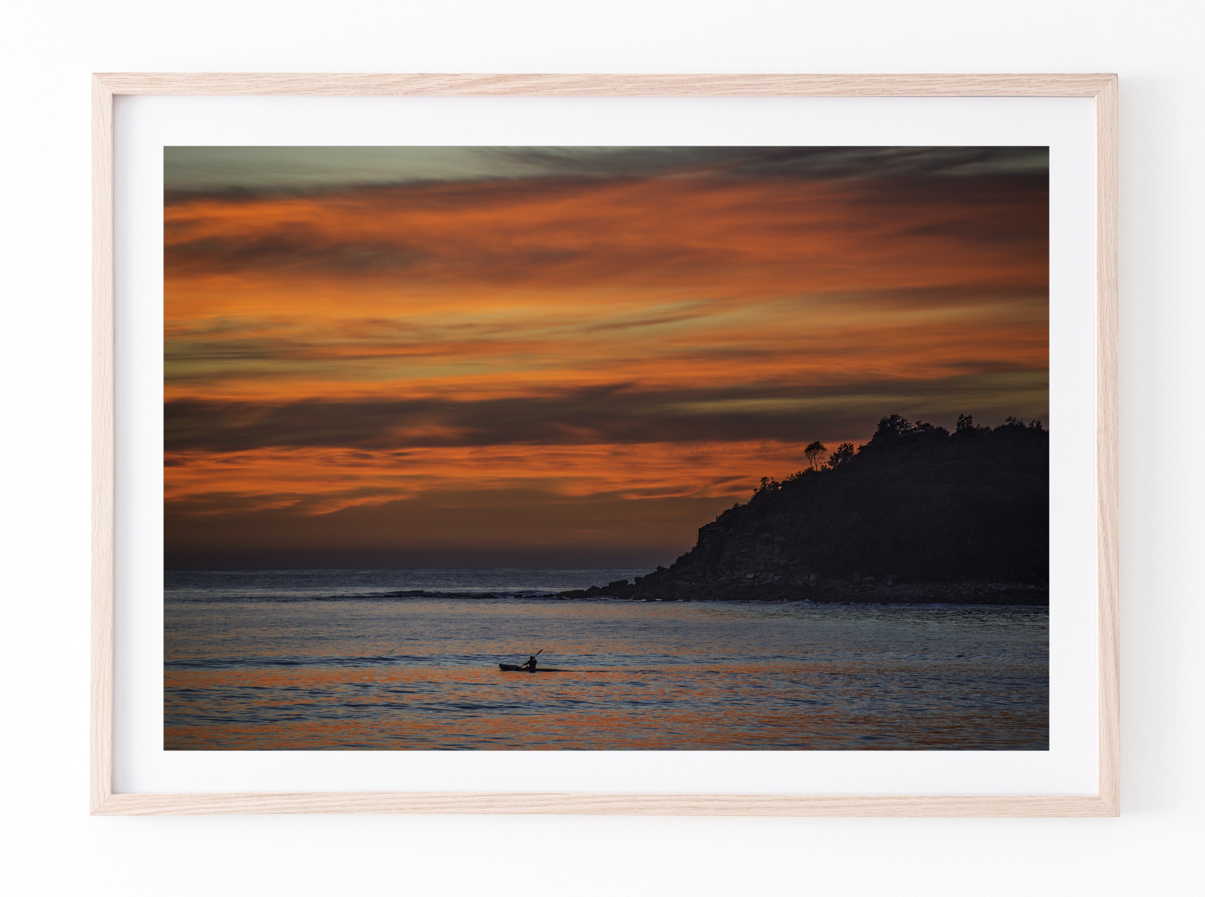 Alone, Manly print