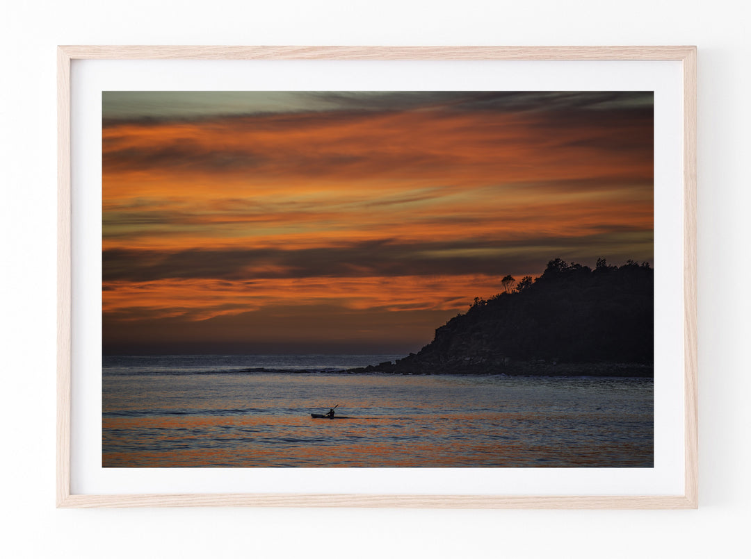 Alone, Manly print
