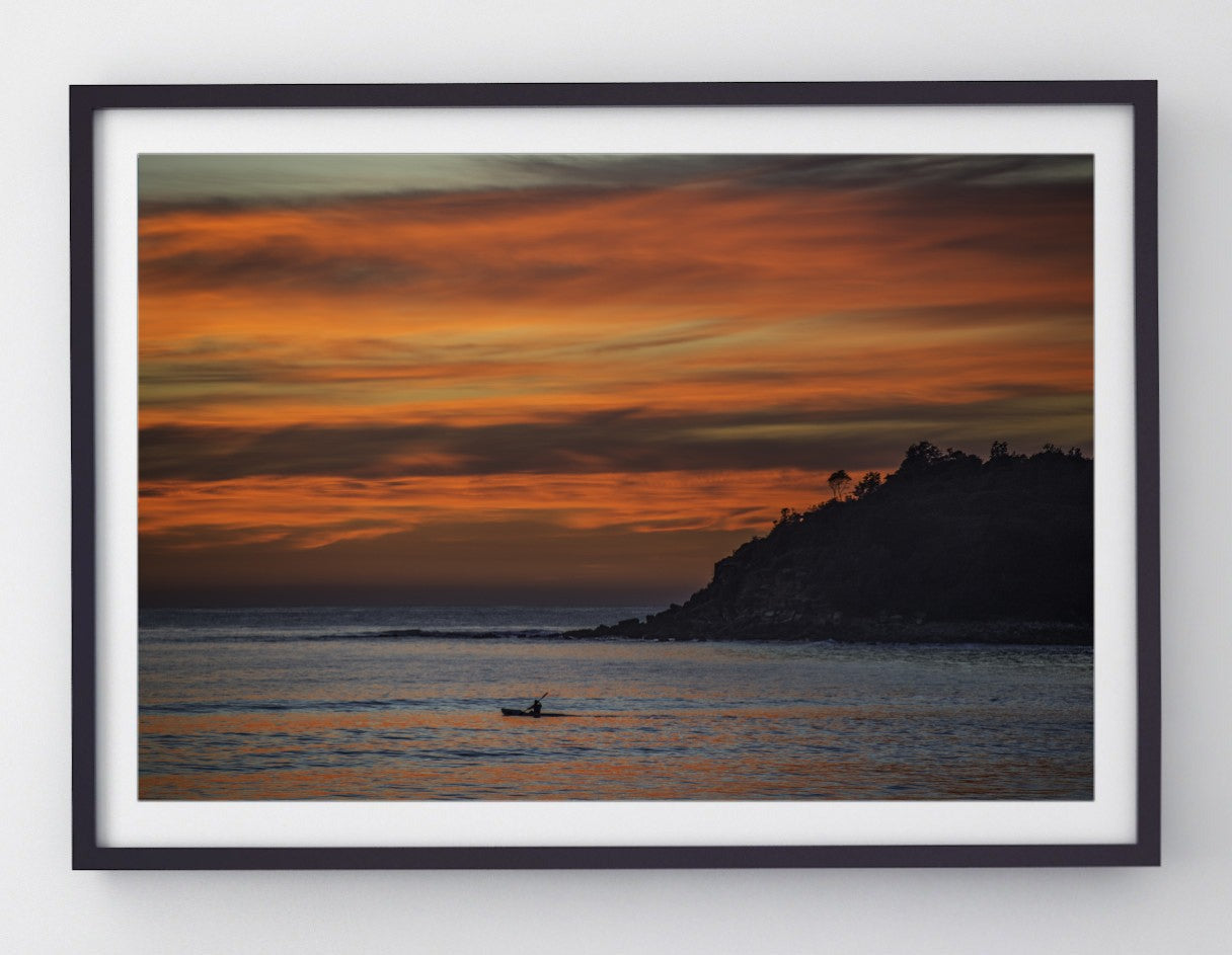 Alone, Manly print