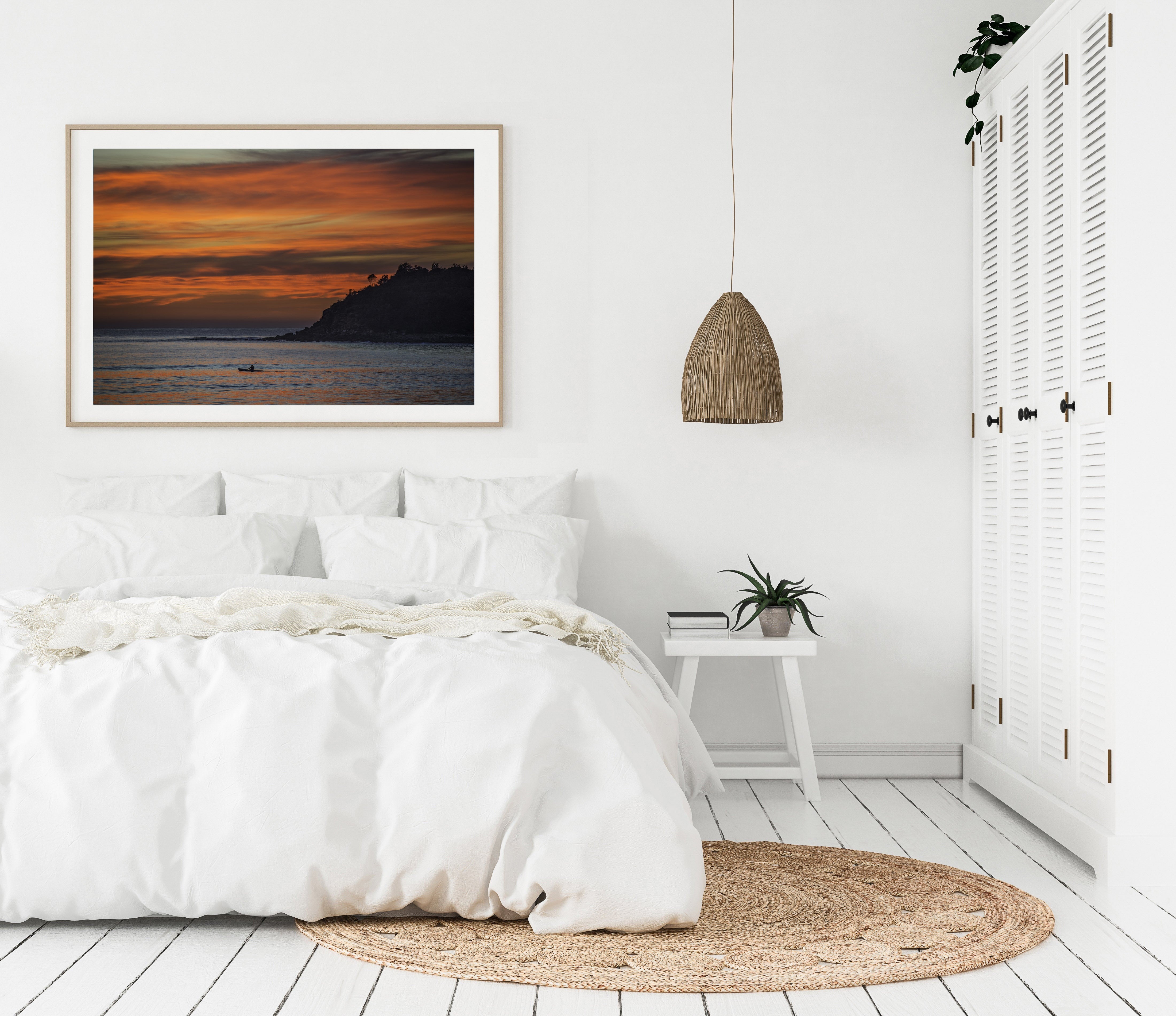 Alone, Manly print