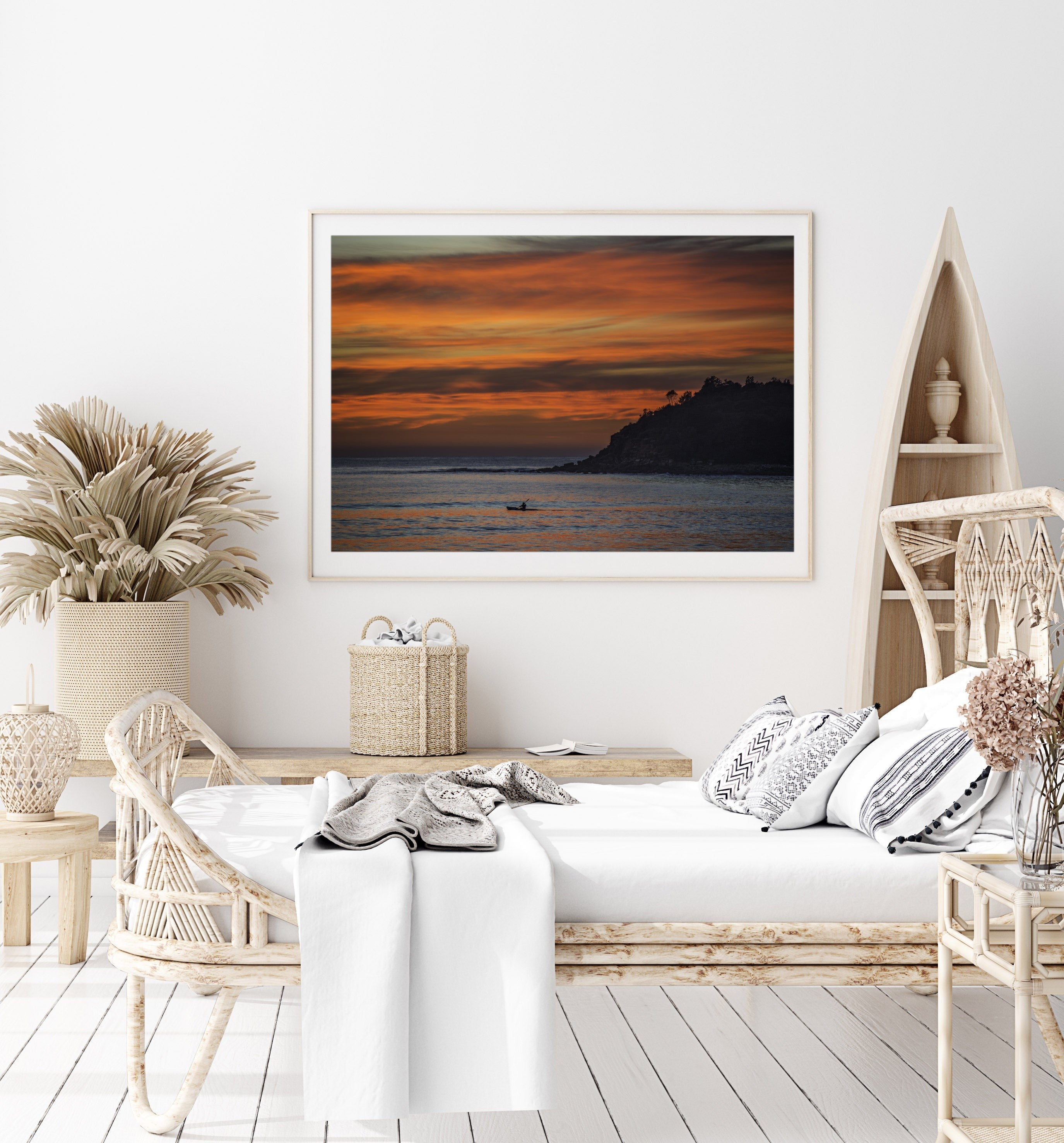 Alone, Manly print