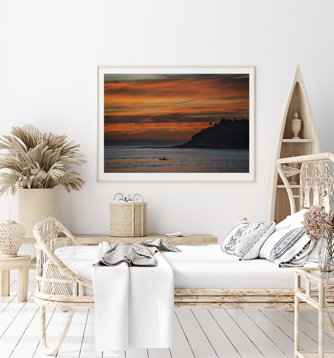Alone, Manly print