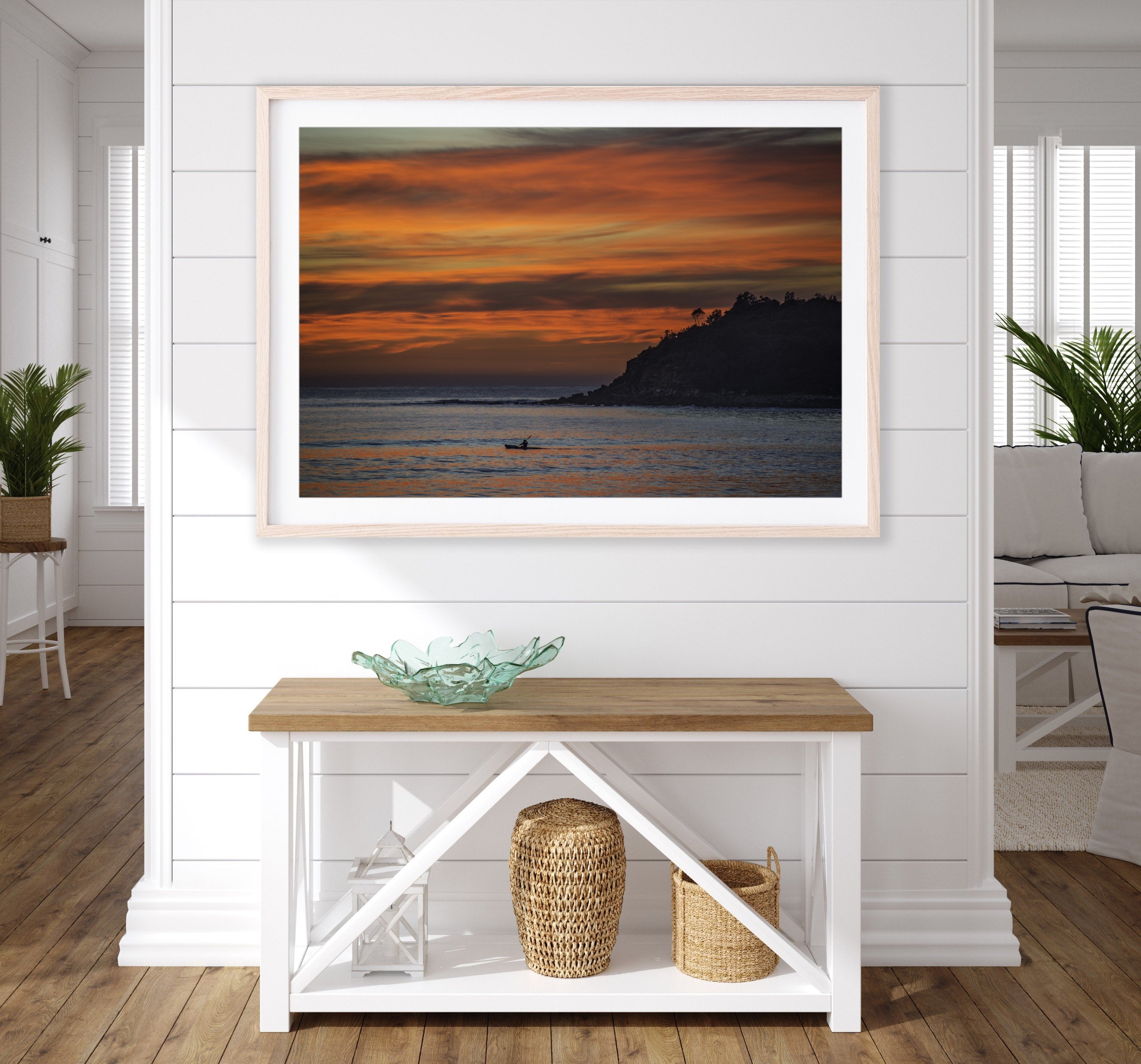 Alone, Manly print