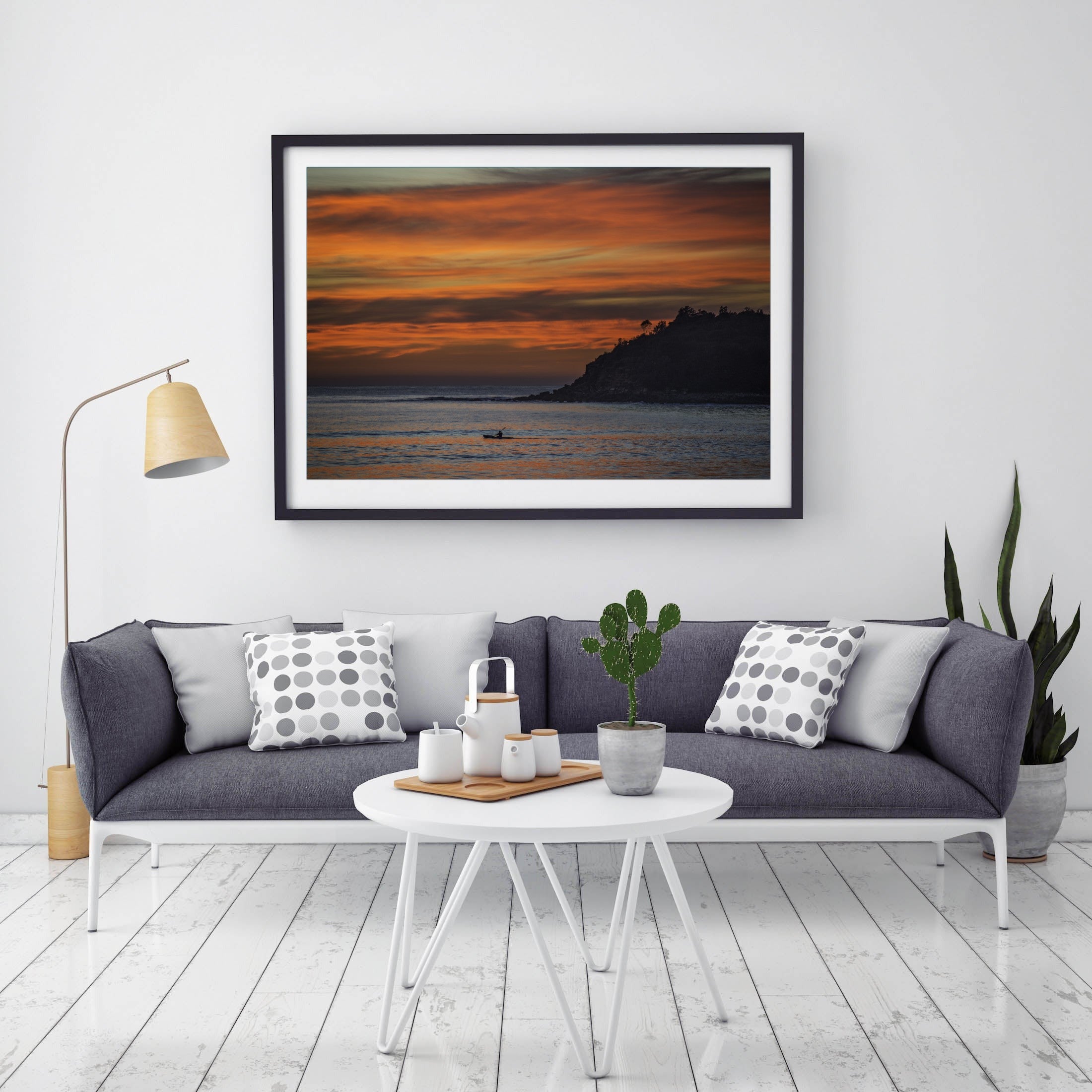 Alone, Manly print