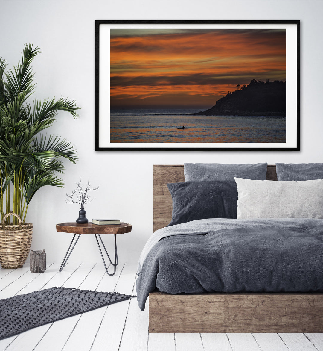Alone, Manly print