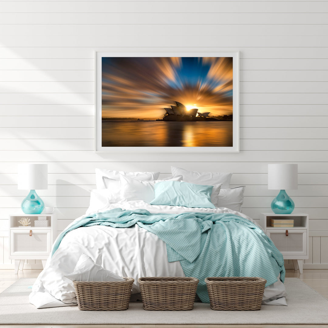 Blasting Through, Sydney Harbour print