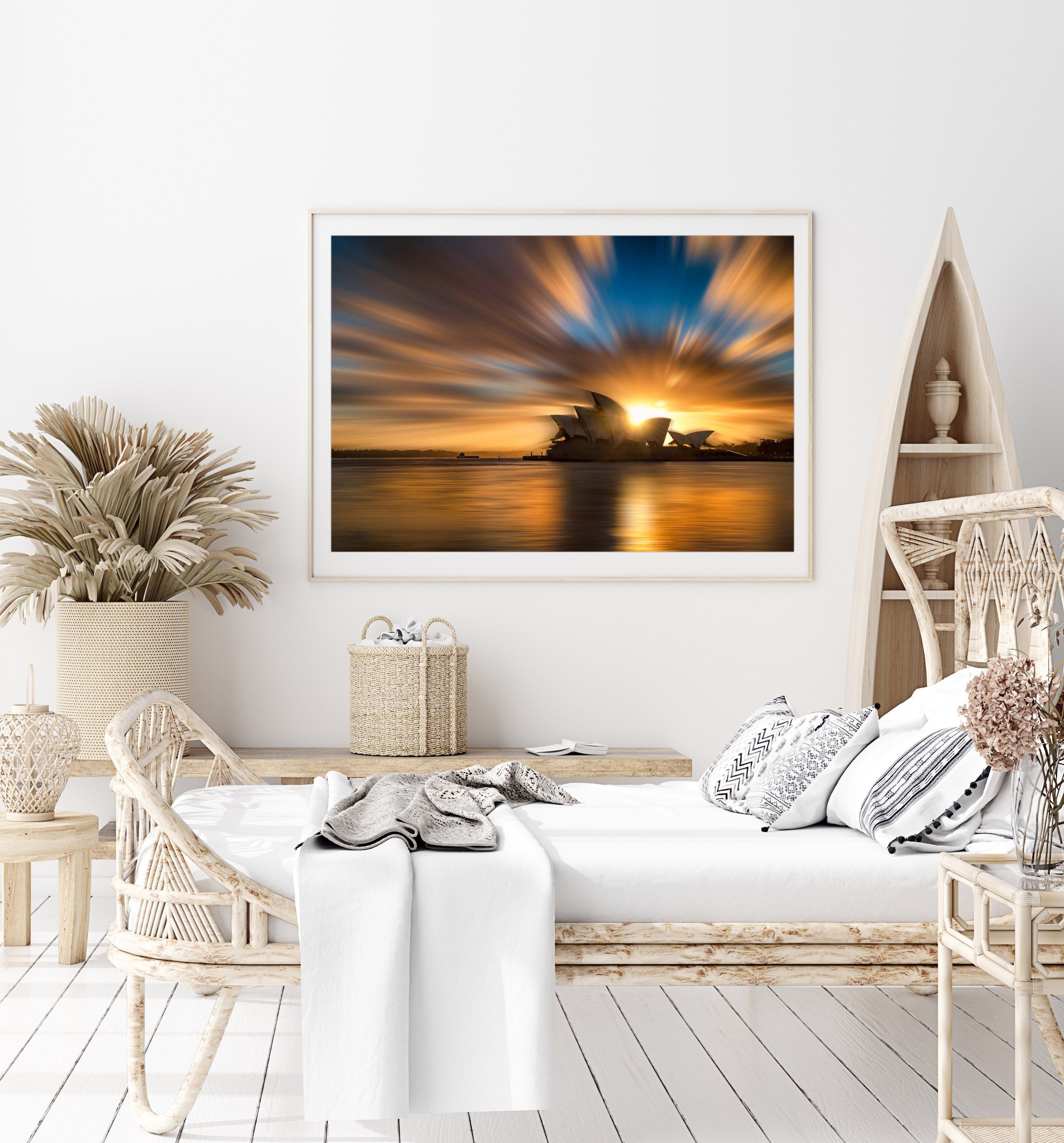 Blasting Through, Sydney Harbour print