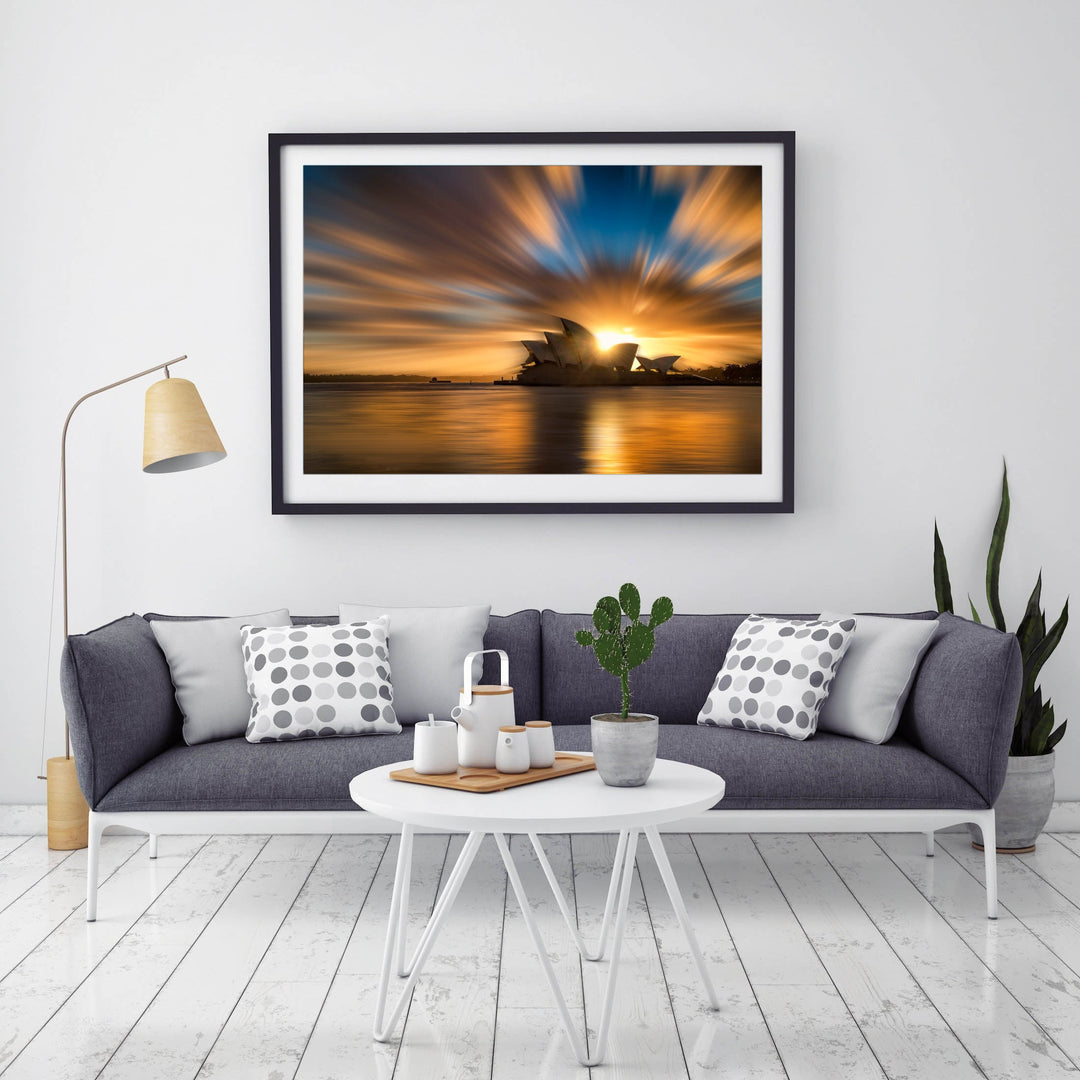 Blasting Through, Sydney Harbour print