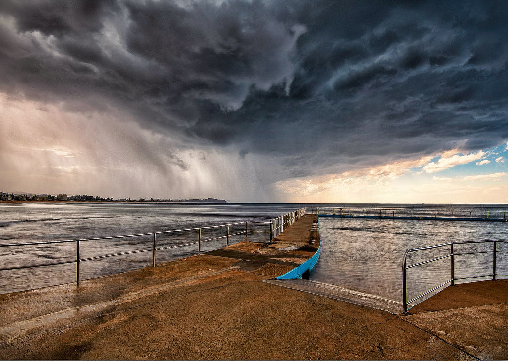 Blowing Through, Collaroy Rock Pool