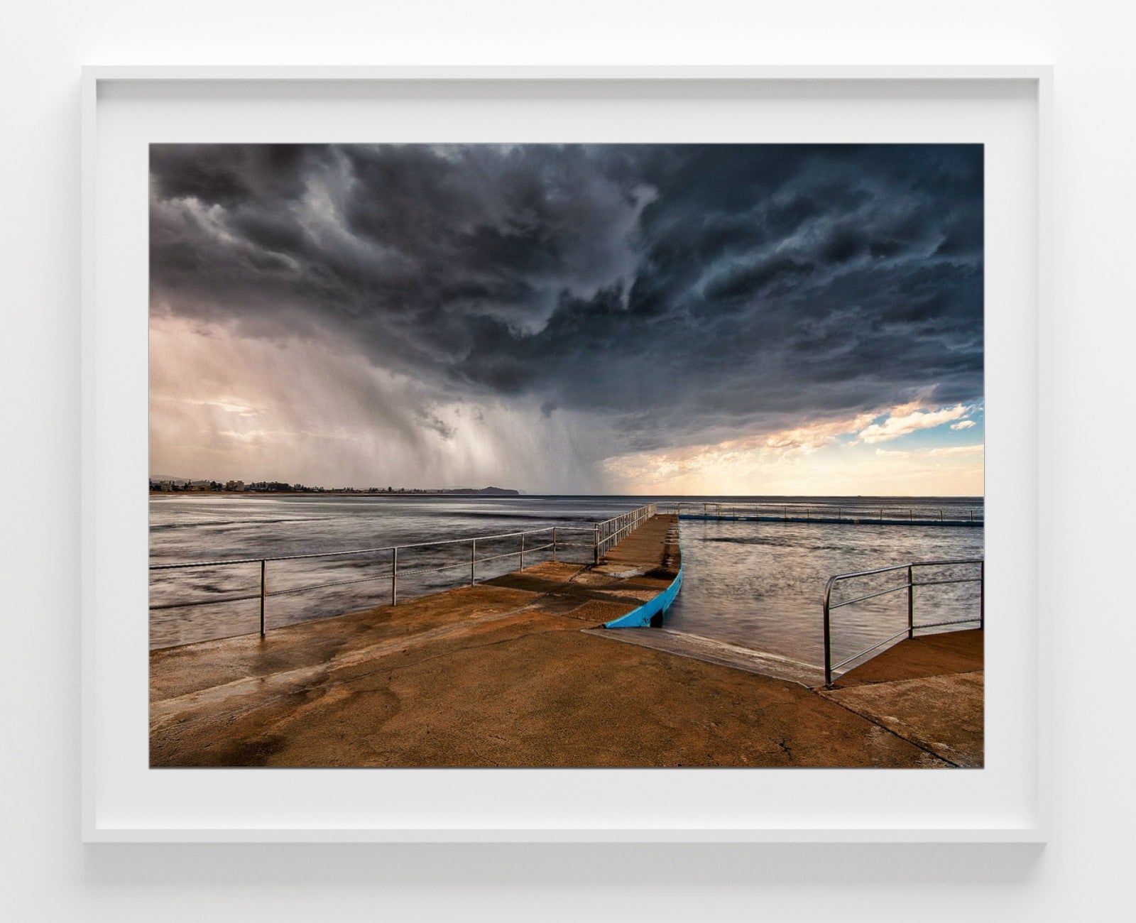 Blowing Through, Collaroy Rock Pool print
