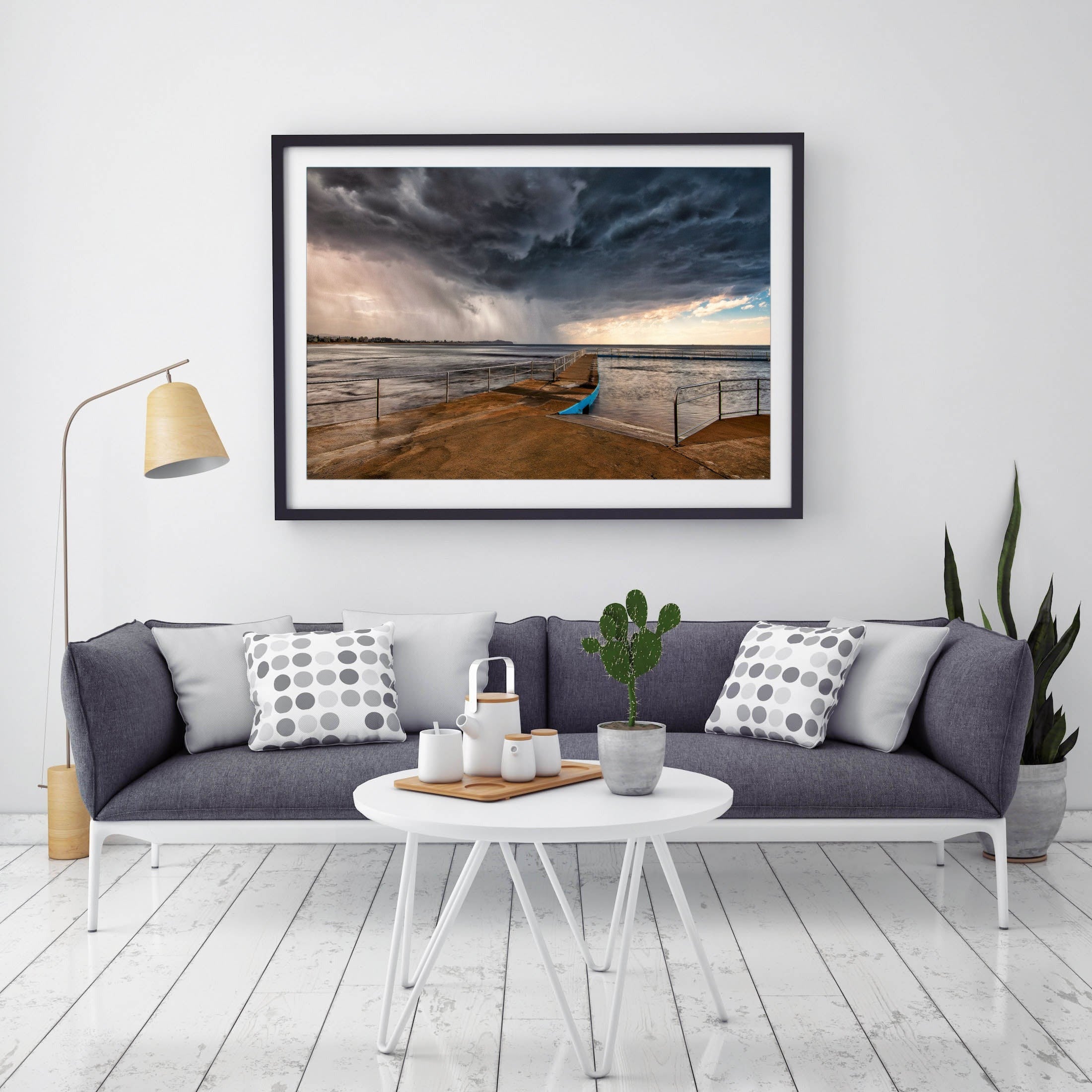 Blowing Through, Collaroy Rock Pool print