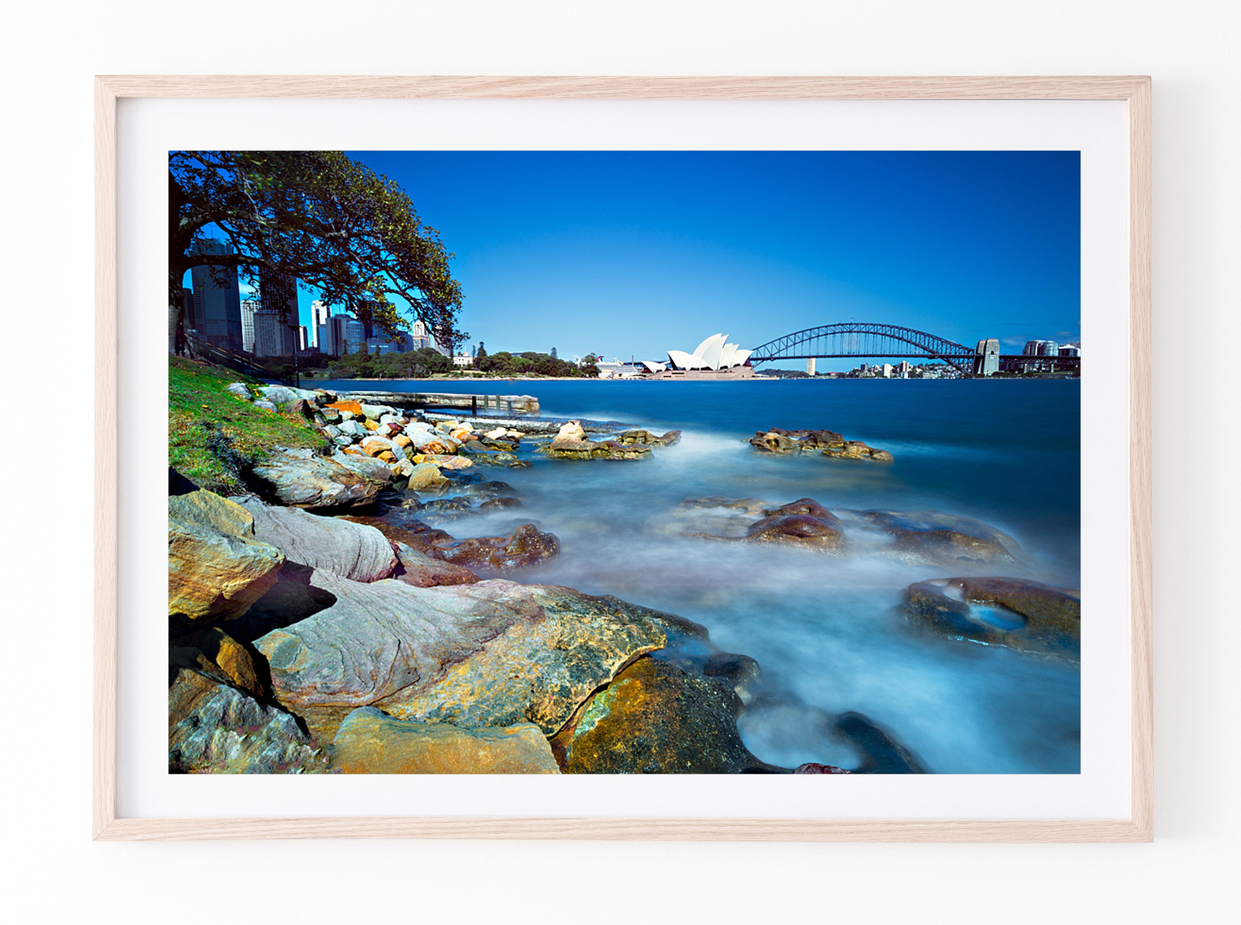 Blue Blue, Sydney Harbour print