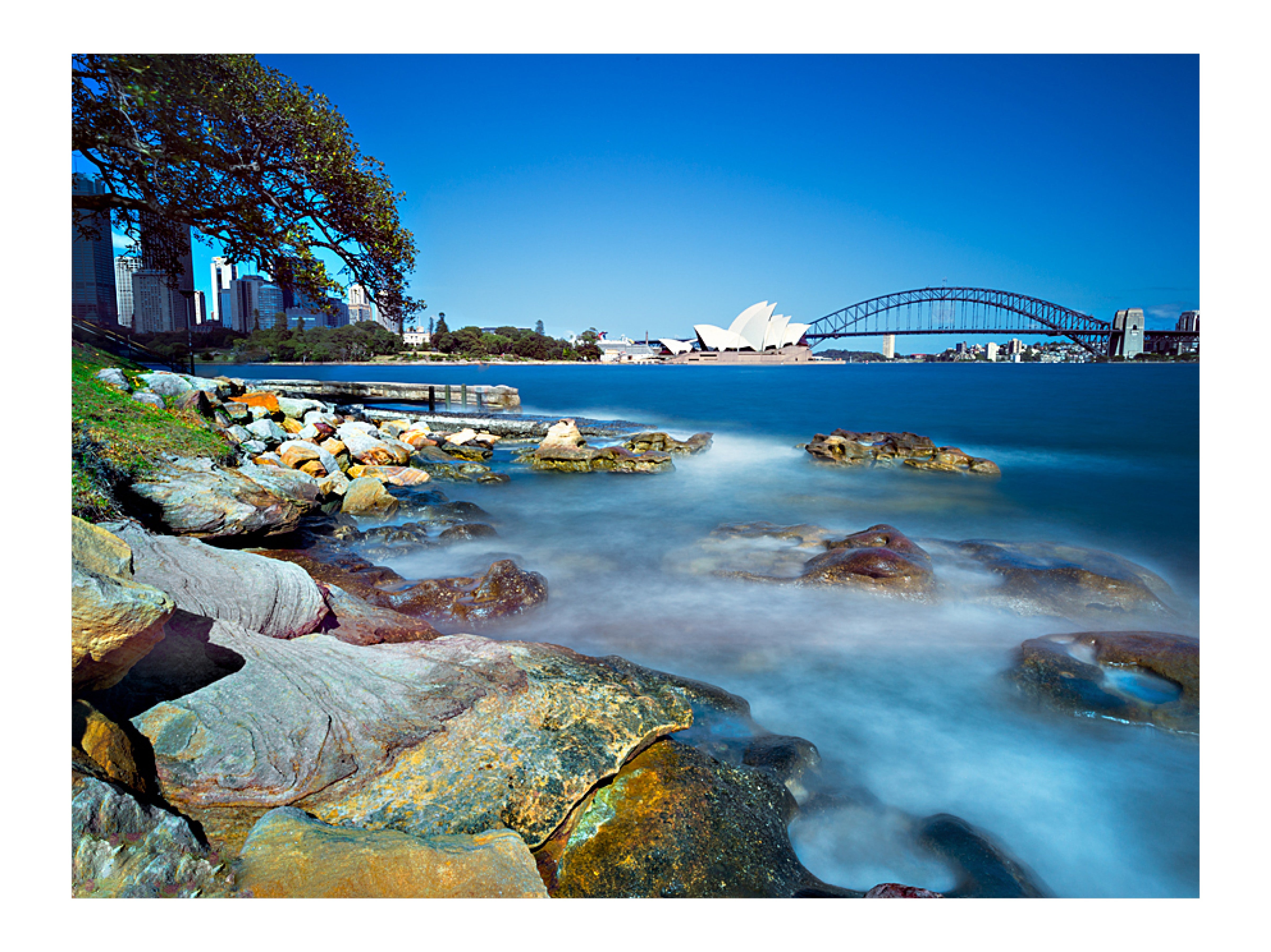 Blue Blue, Sydney Harbour print
