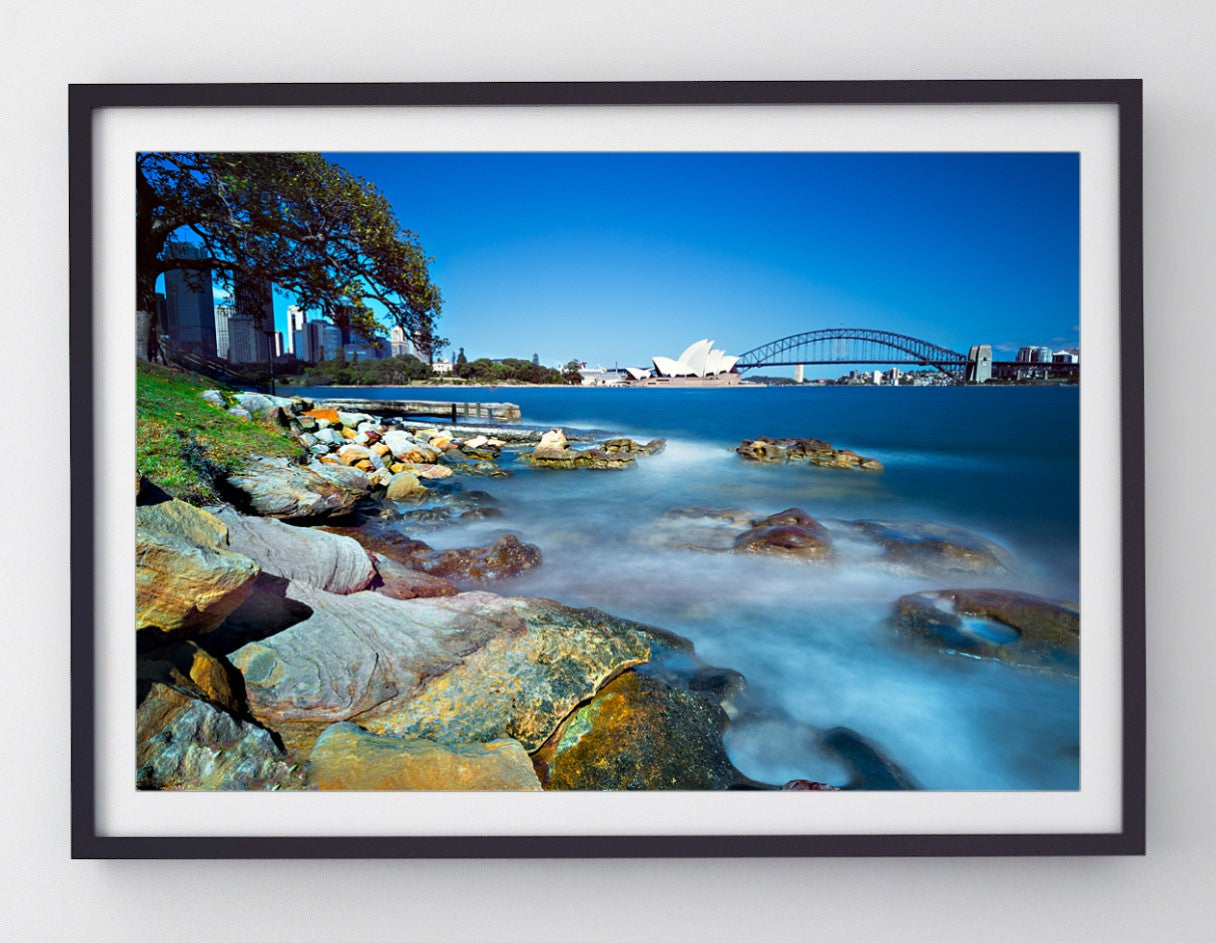 Blue Blue, Sydney Harbour print