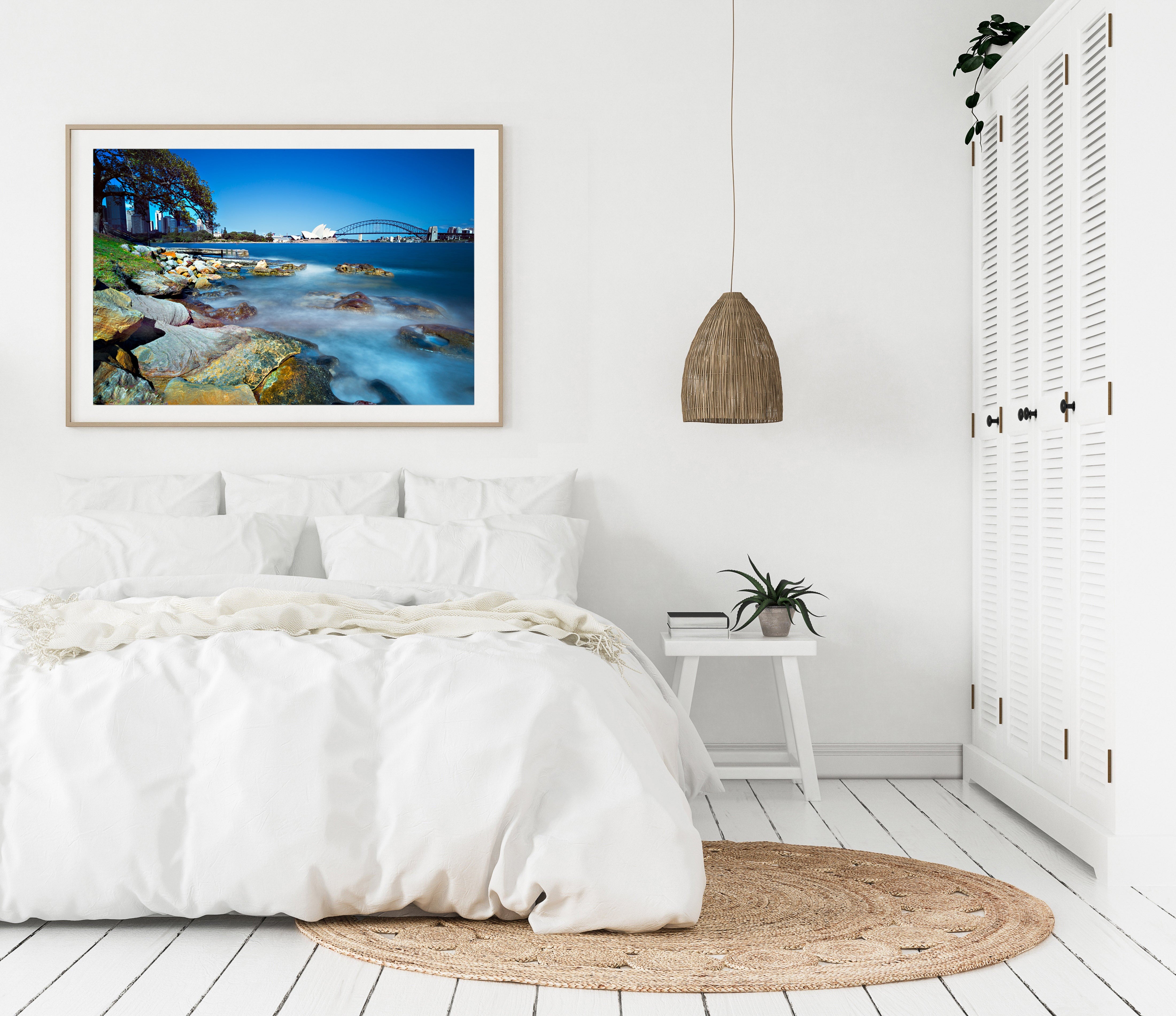 Blue Blue, Sydney Harbour print