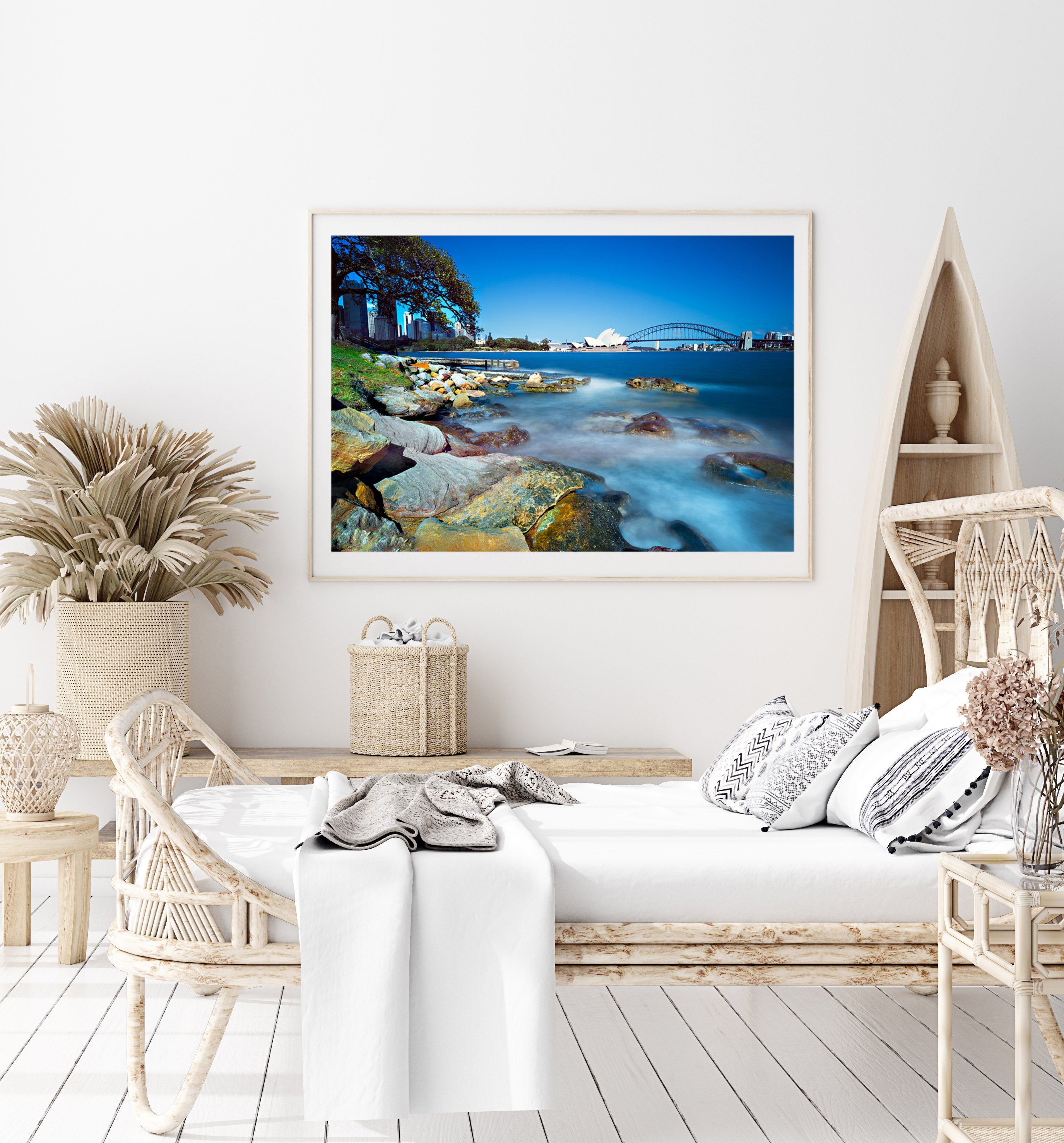 Blue Blue, Sydney Harbour print