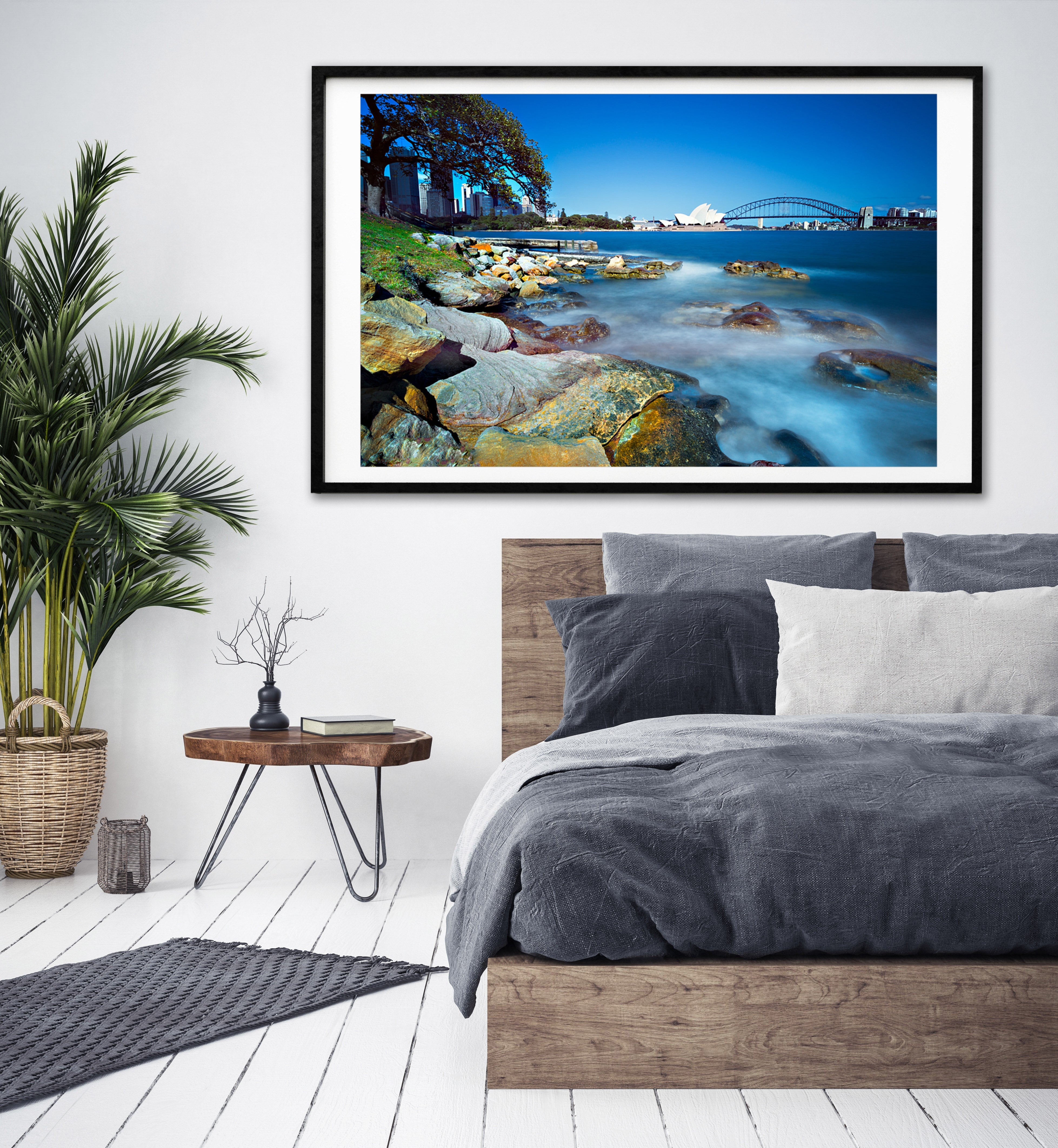Blue Blue, Sydney Harbour print