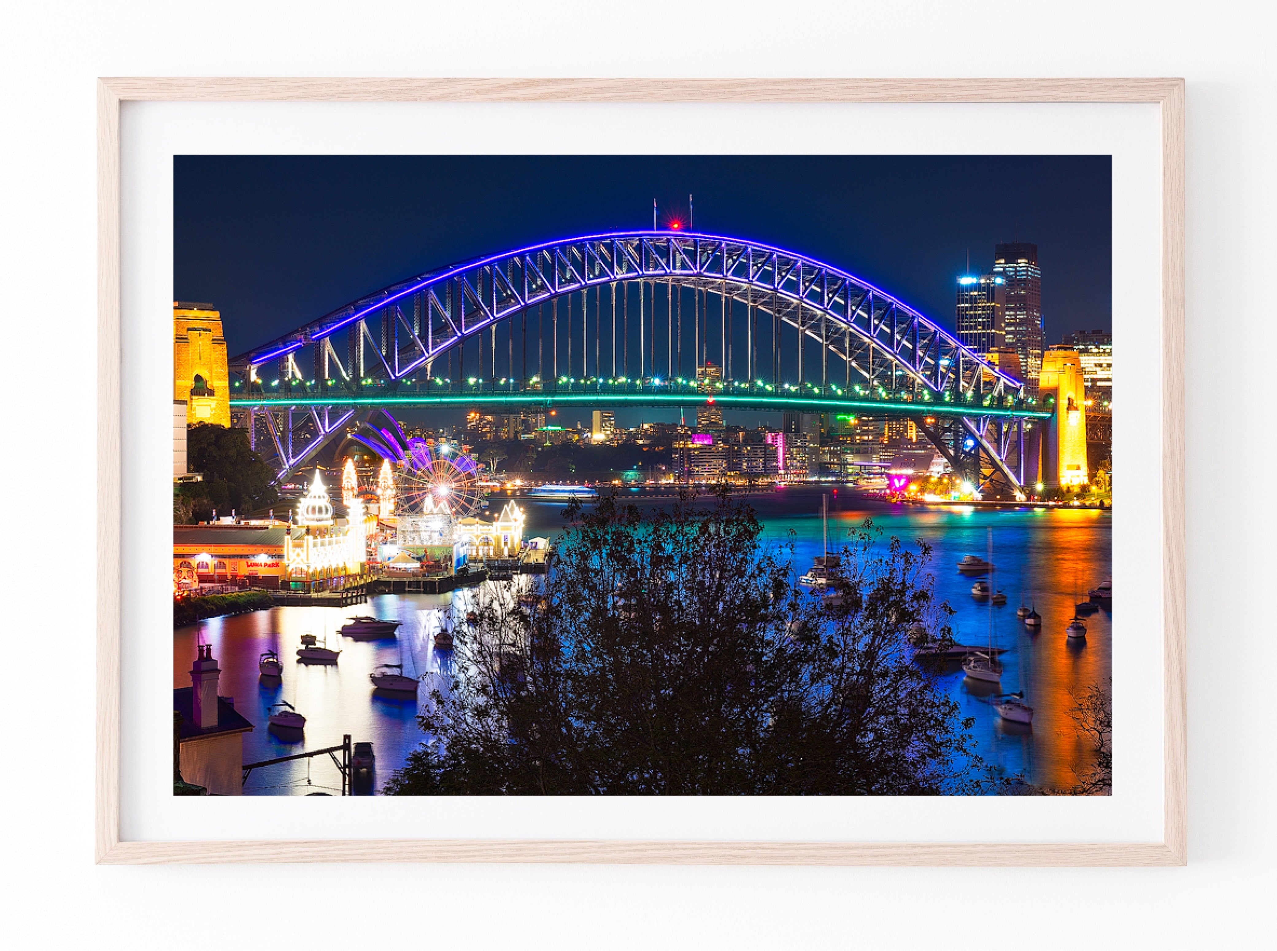 Blue City, Sydney Harbour print