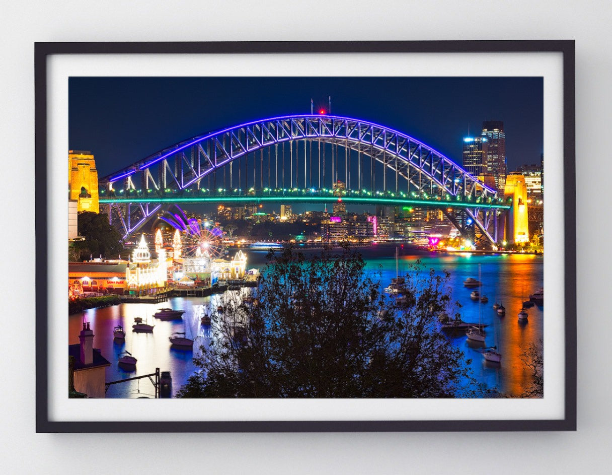 Blue City, Sydney Harbour print