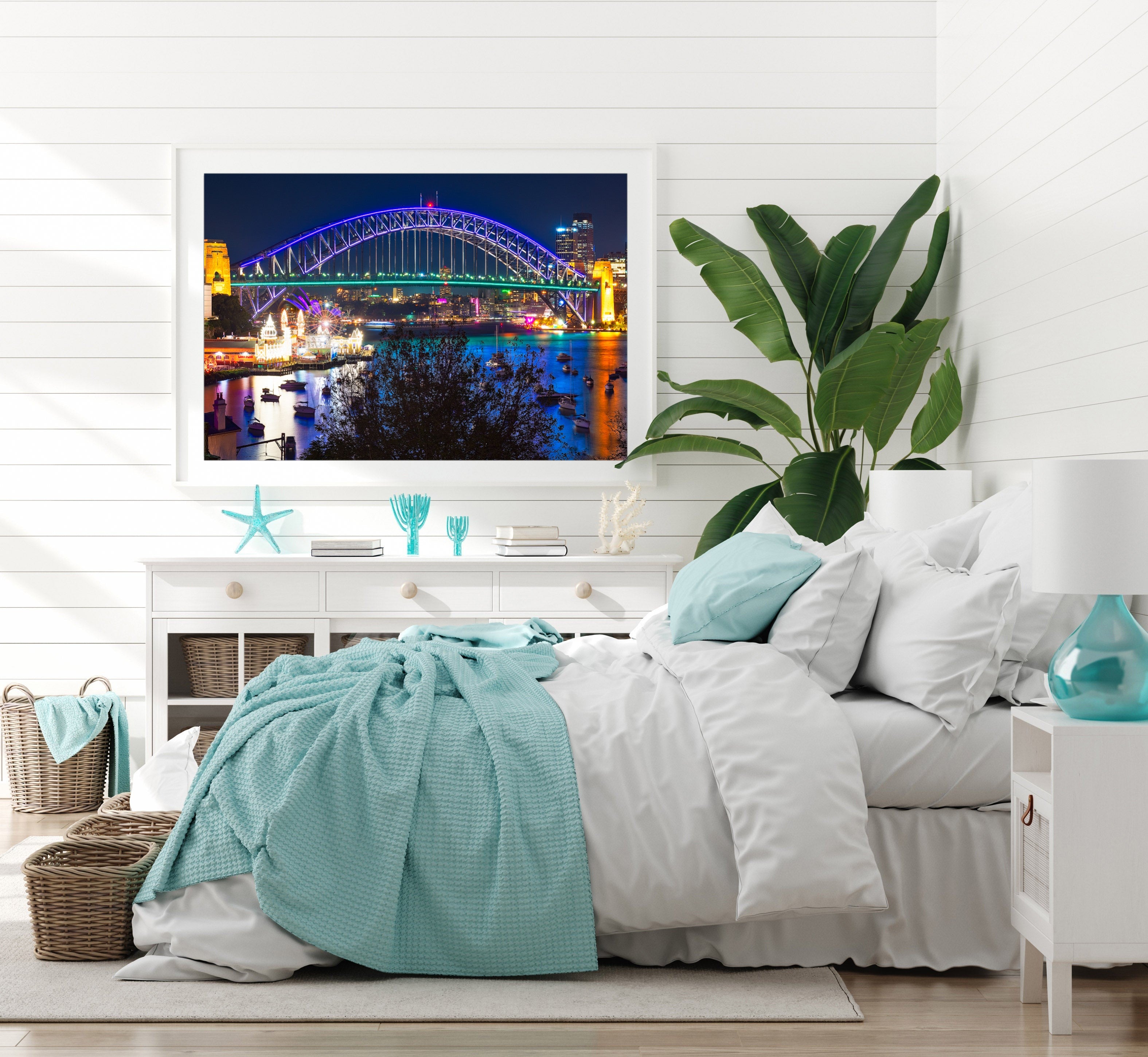 Blue City, Sydney Harbour print