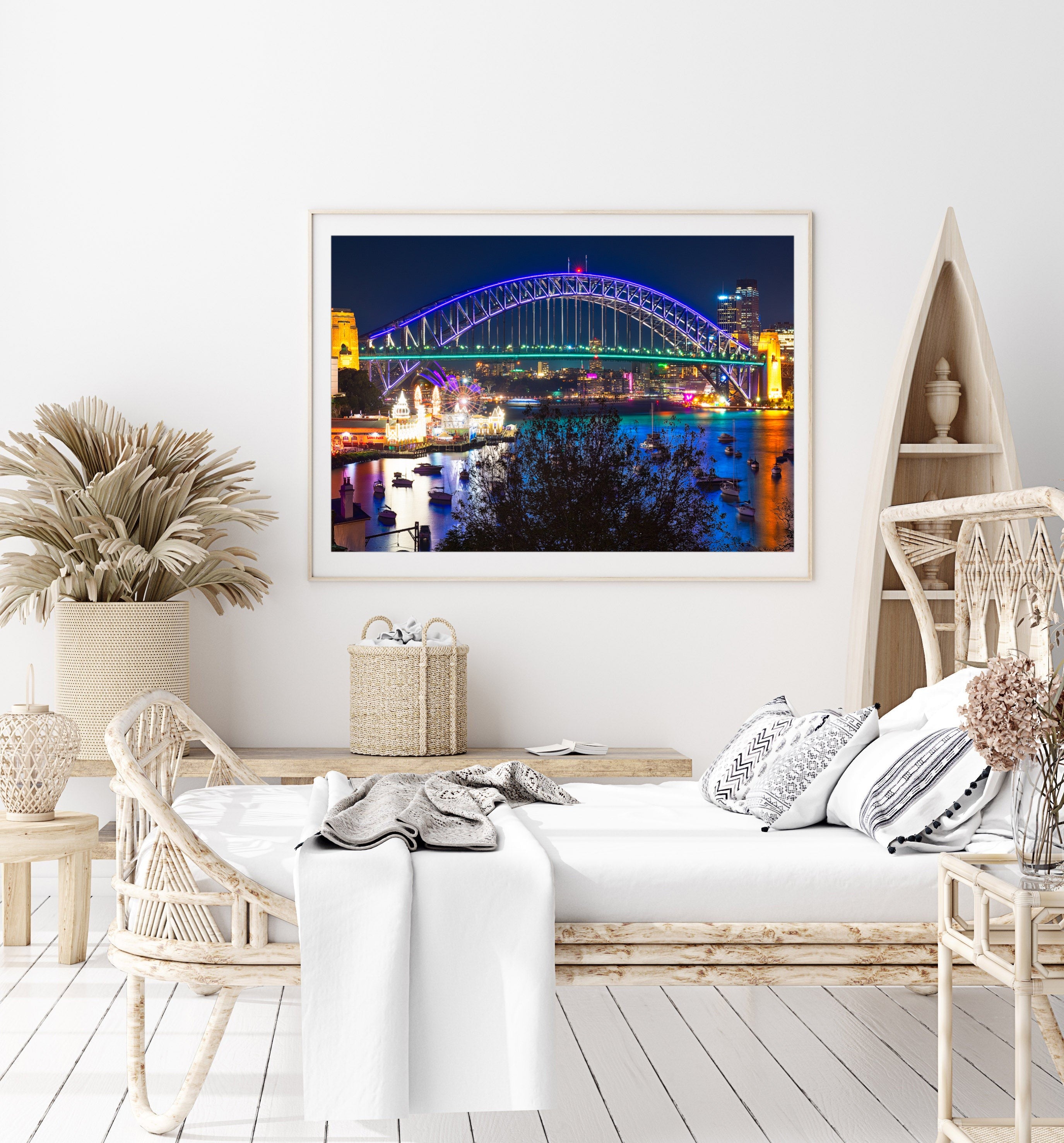 Blue City, Sydney Harbour print