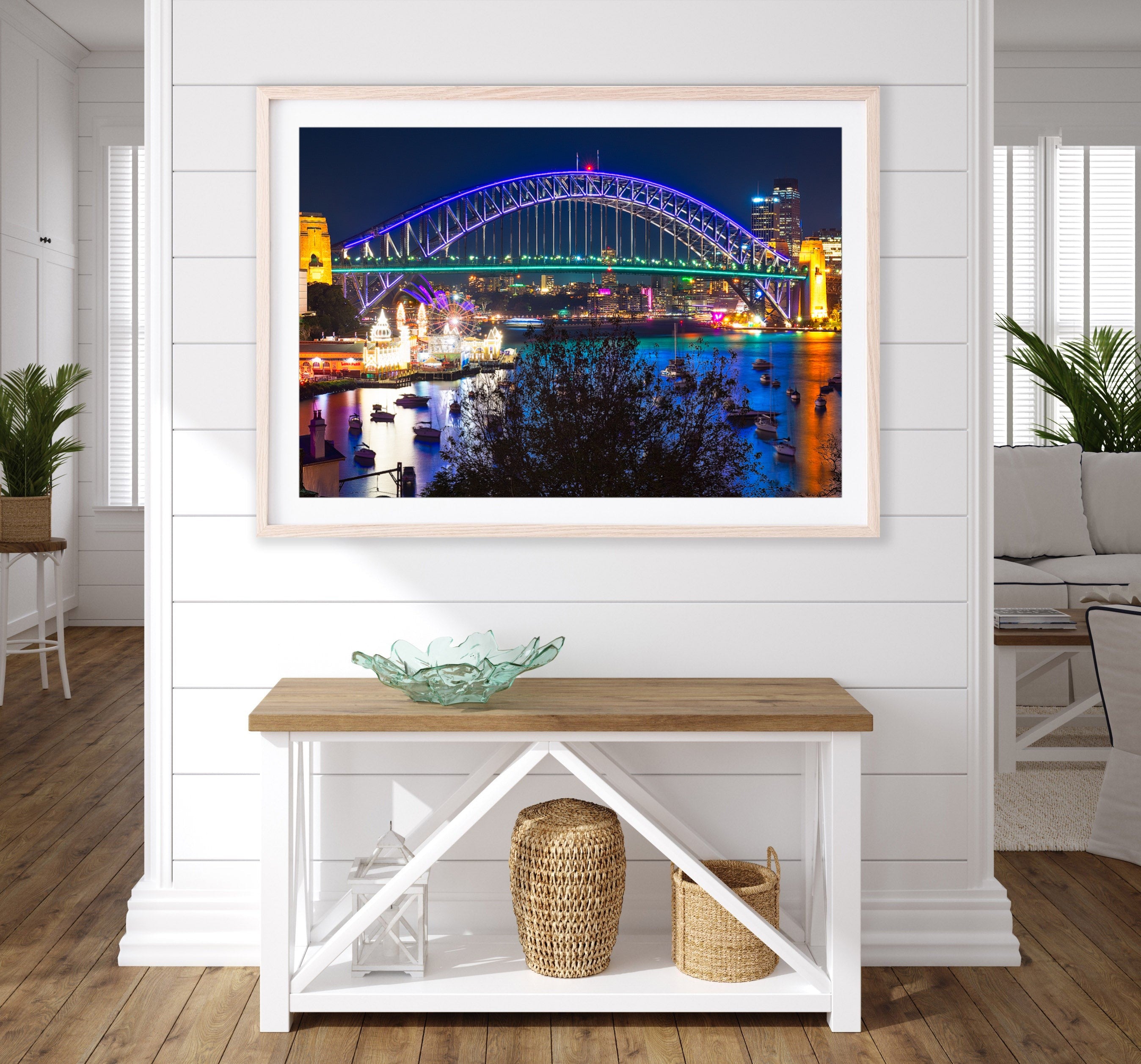 Blue City, Sydney Harbour print