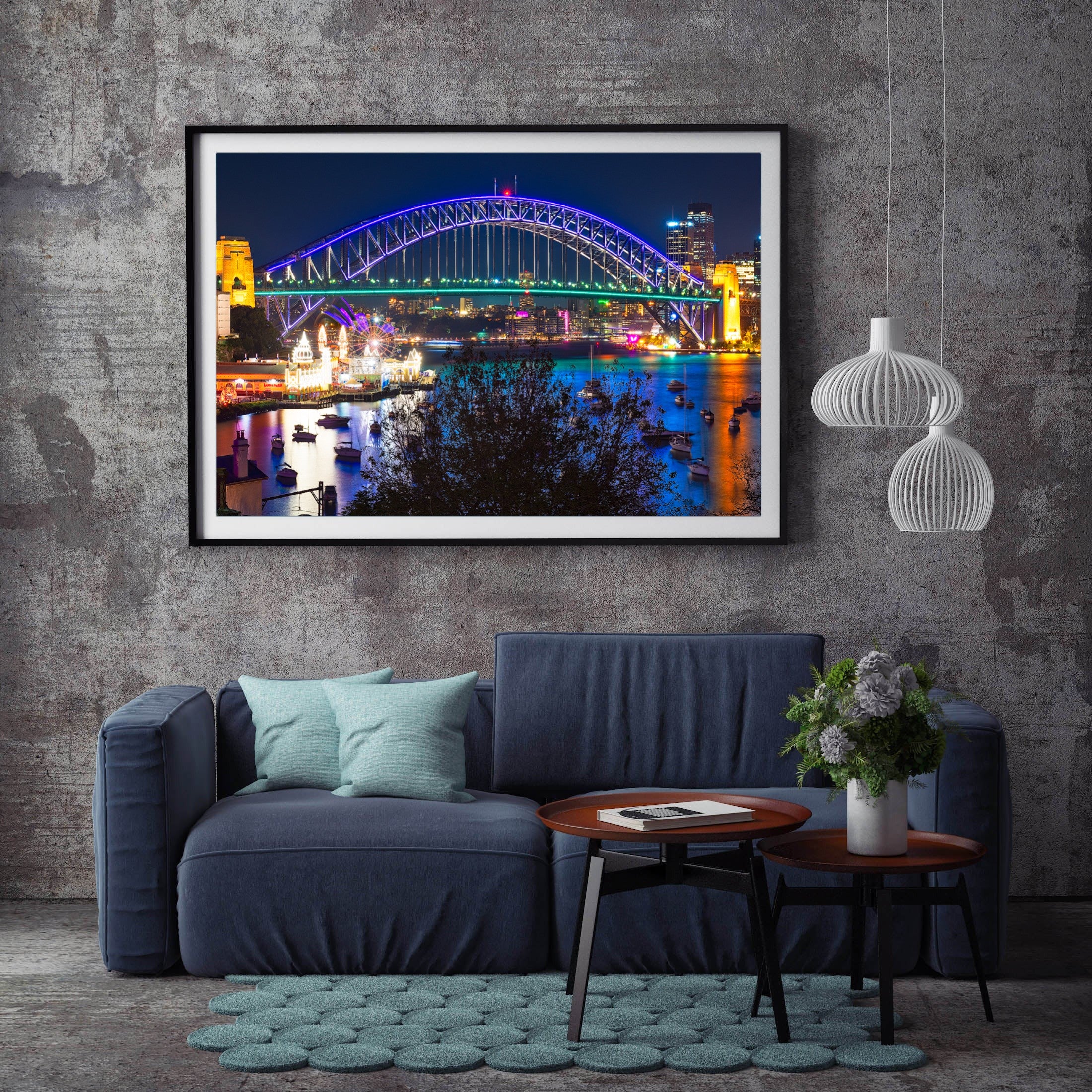 Blue City, Sydney Harbour print
