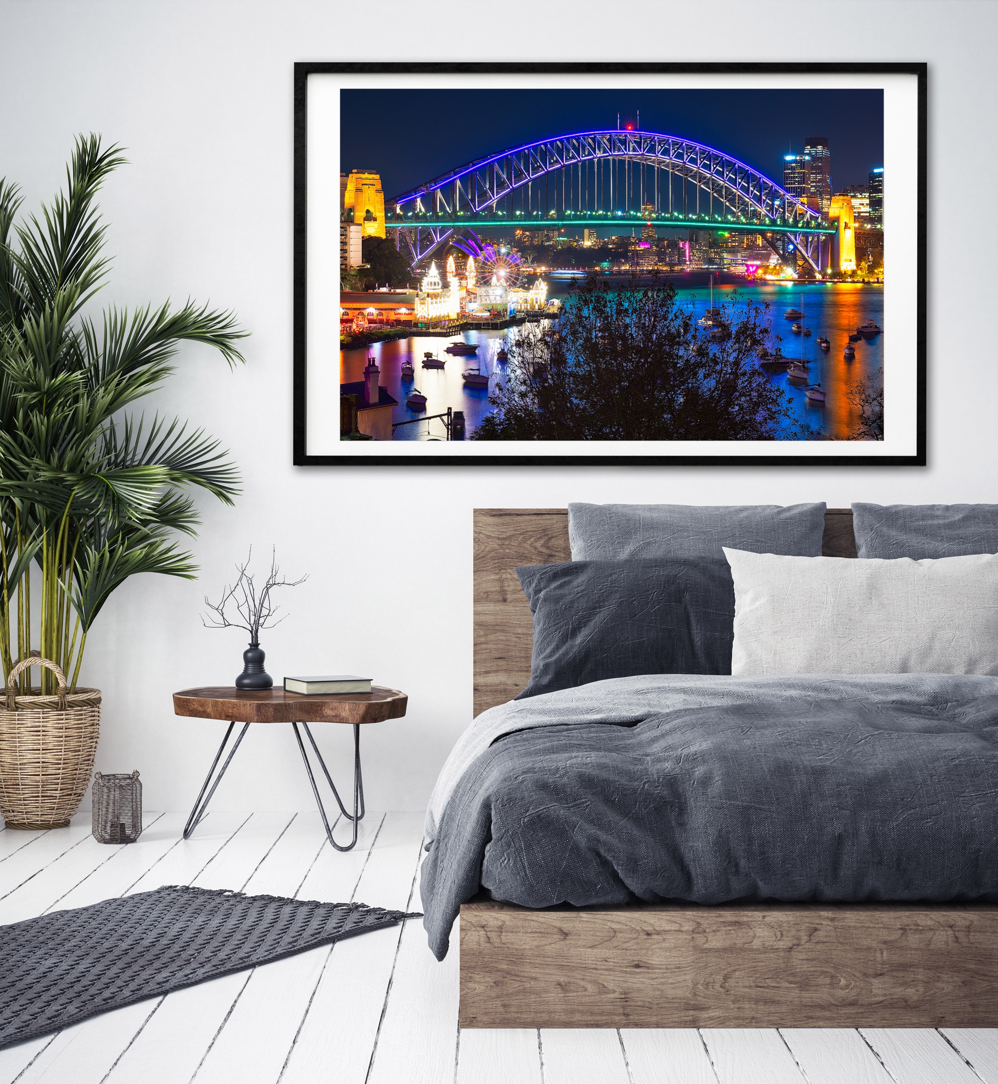 Blue City, Sydney Harbour print