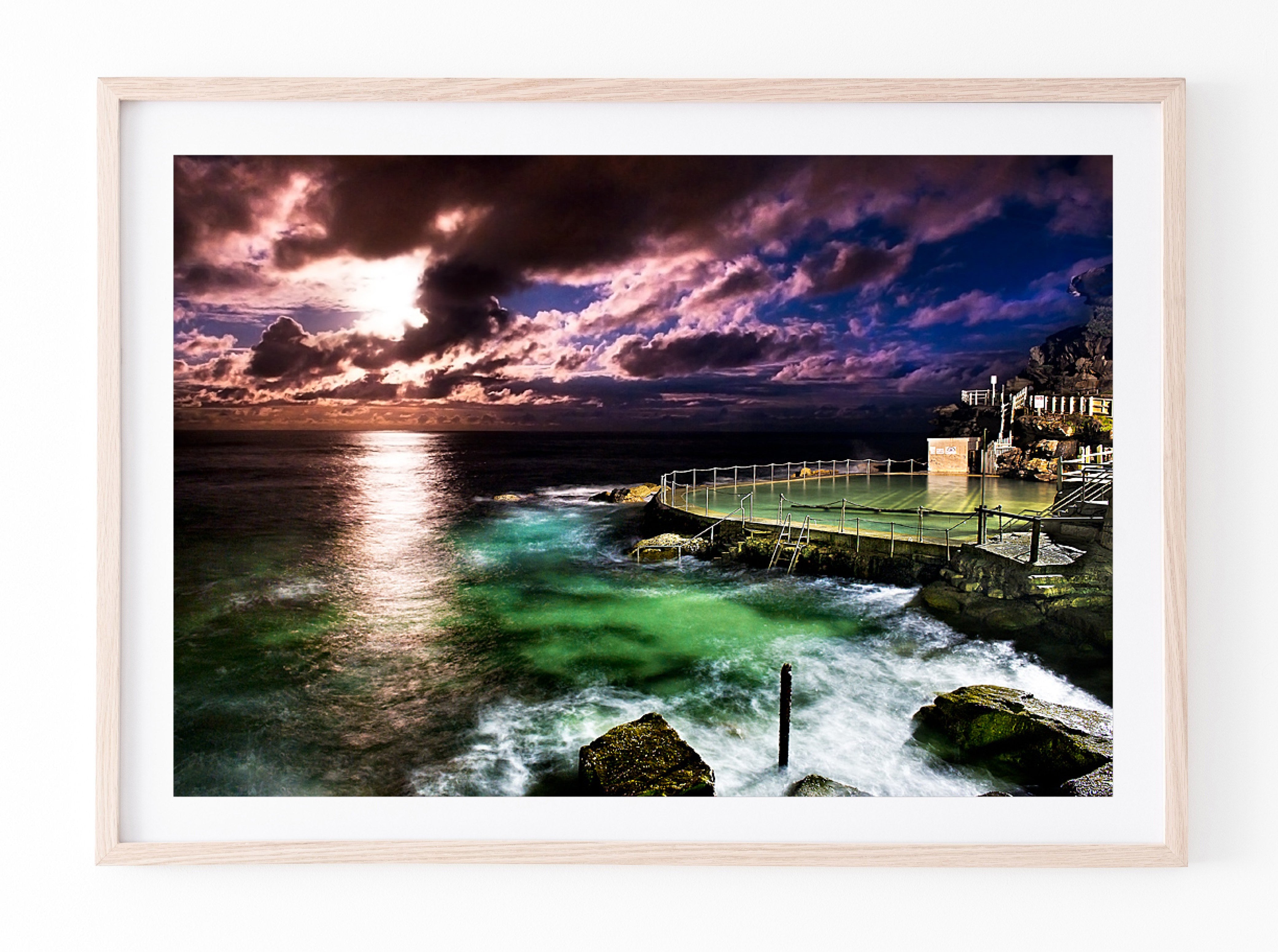 Blue Moon, Bronte Baths print