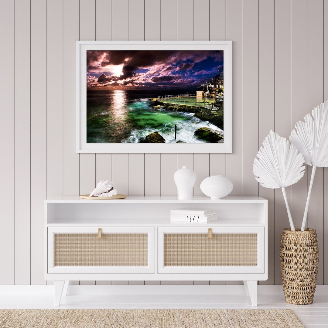 Blue Moon, Bronte Baths print