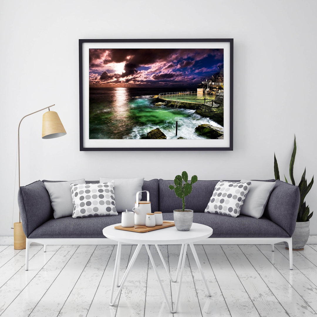 Blue Moon, Bronte Baths print
