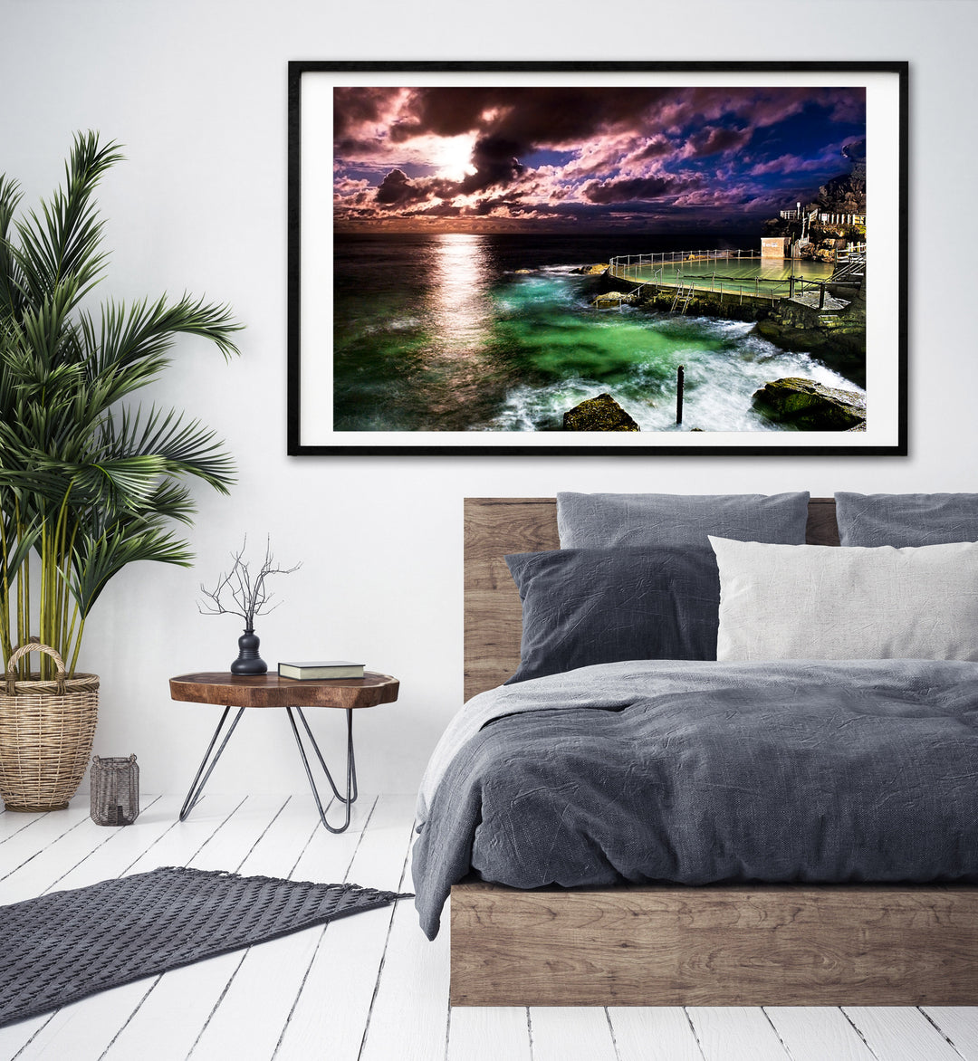 Blue Moon, Bronte Baths print