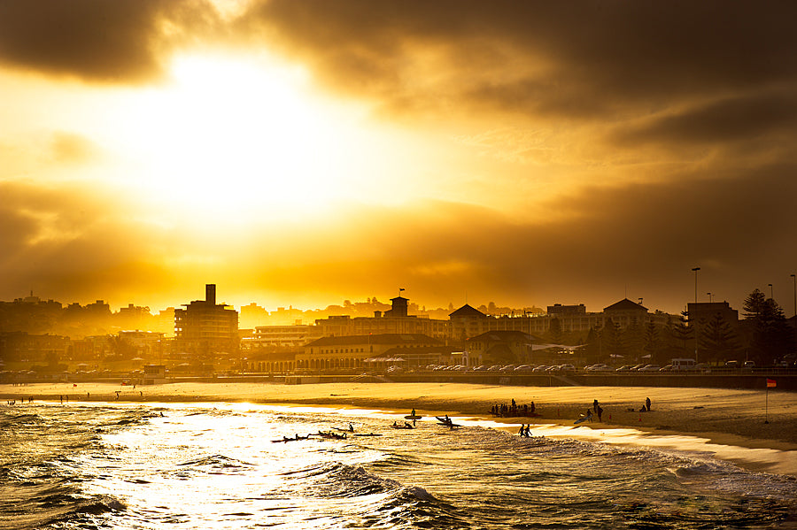 Bronzed Aussies, Bondi Beach Beach print