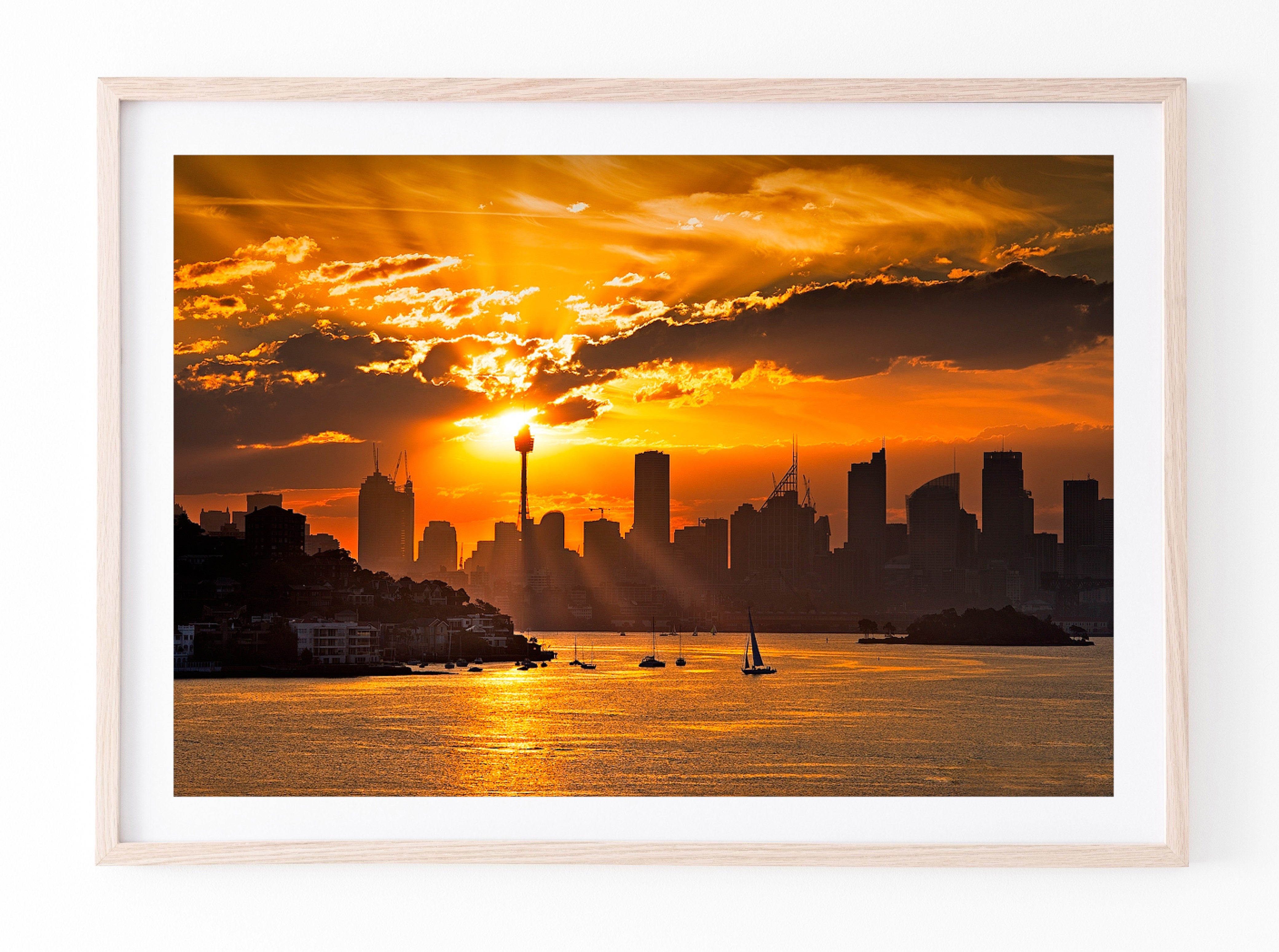 Candle, Sydney Harbour print