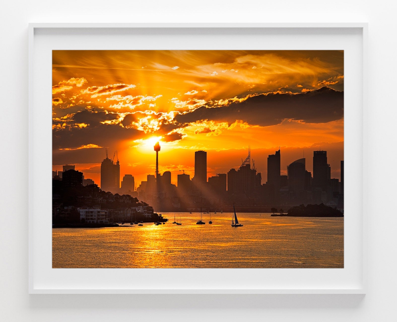 Candle, Sydney Harbour print