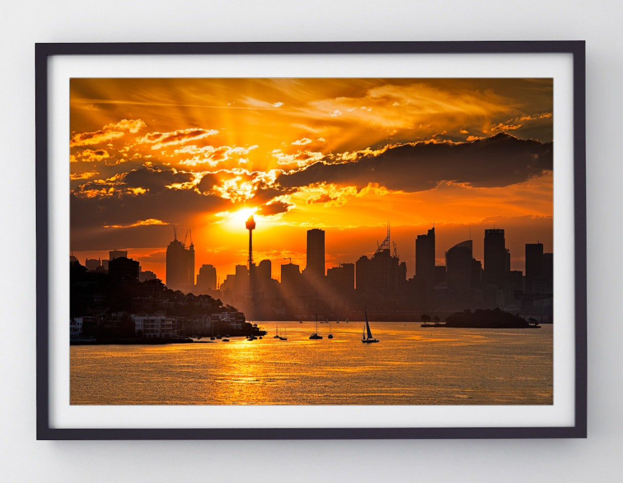 Candle, Sydney Harbour print