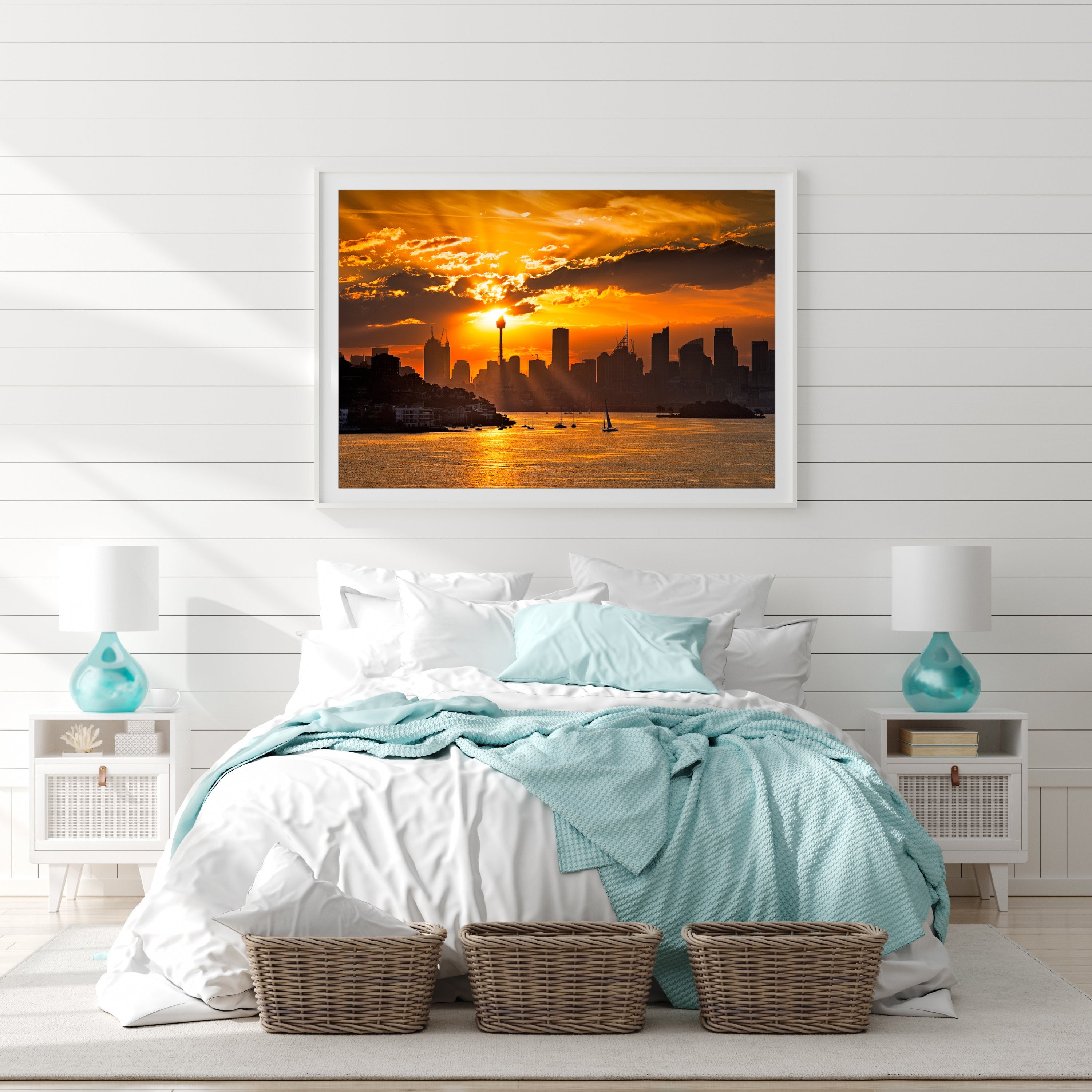 Candle, Sydney Harbour print