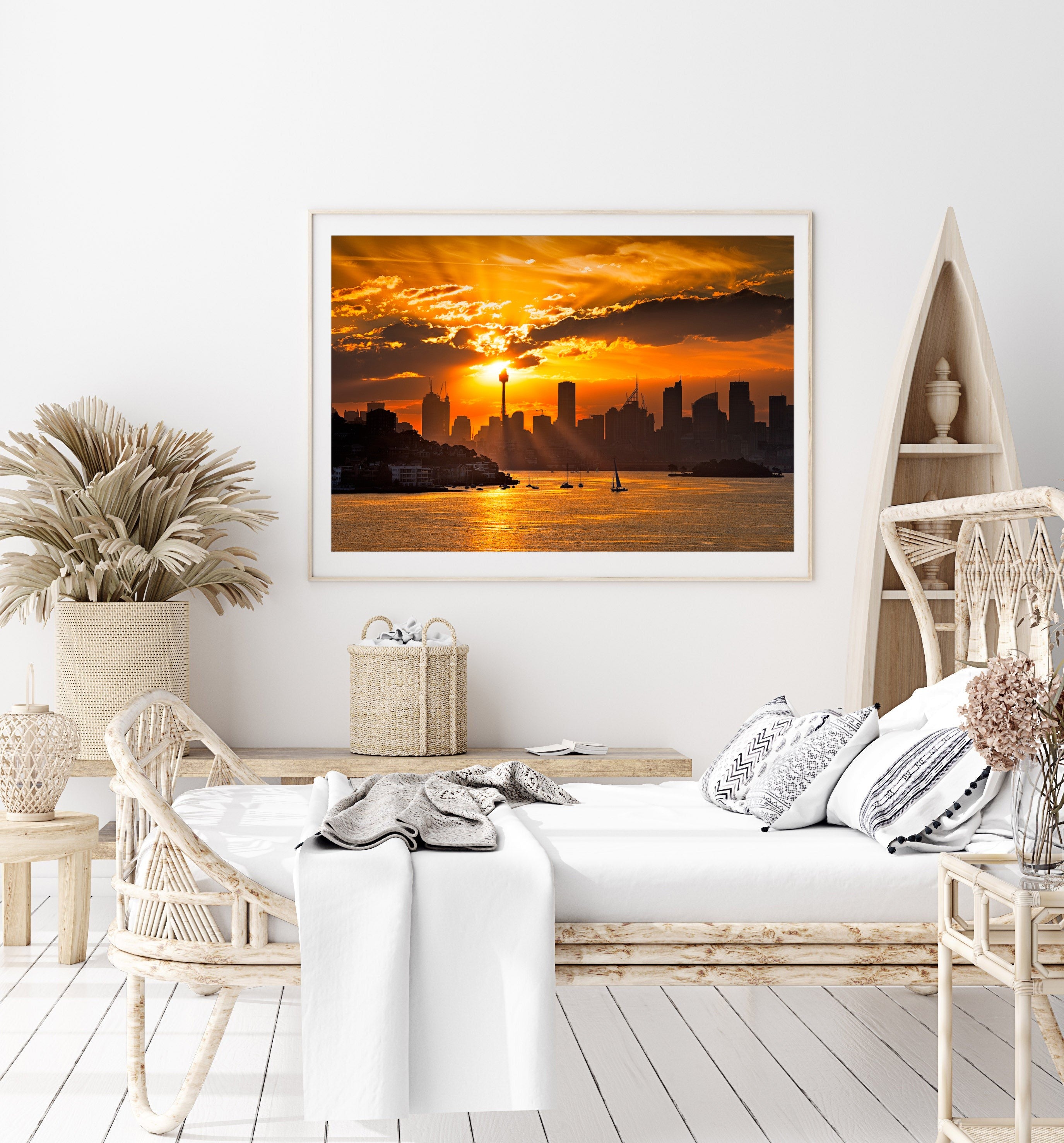 Candle, Sydney Harbour print