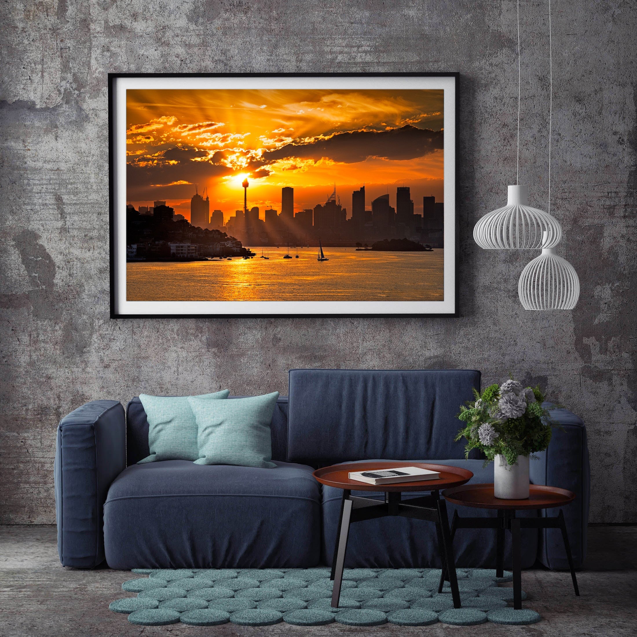 Candle, Sydney Harbour print
