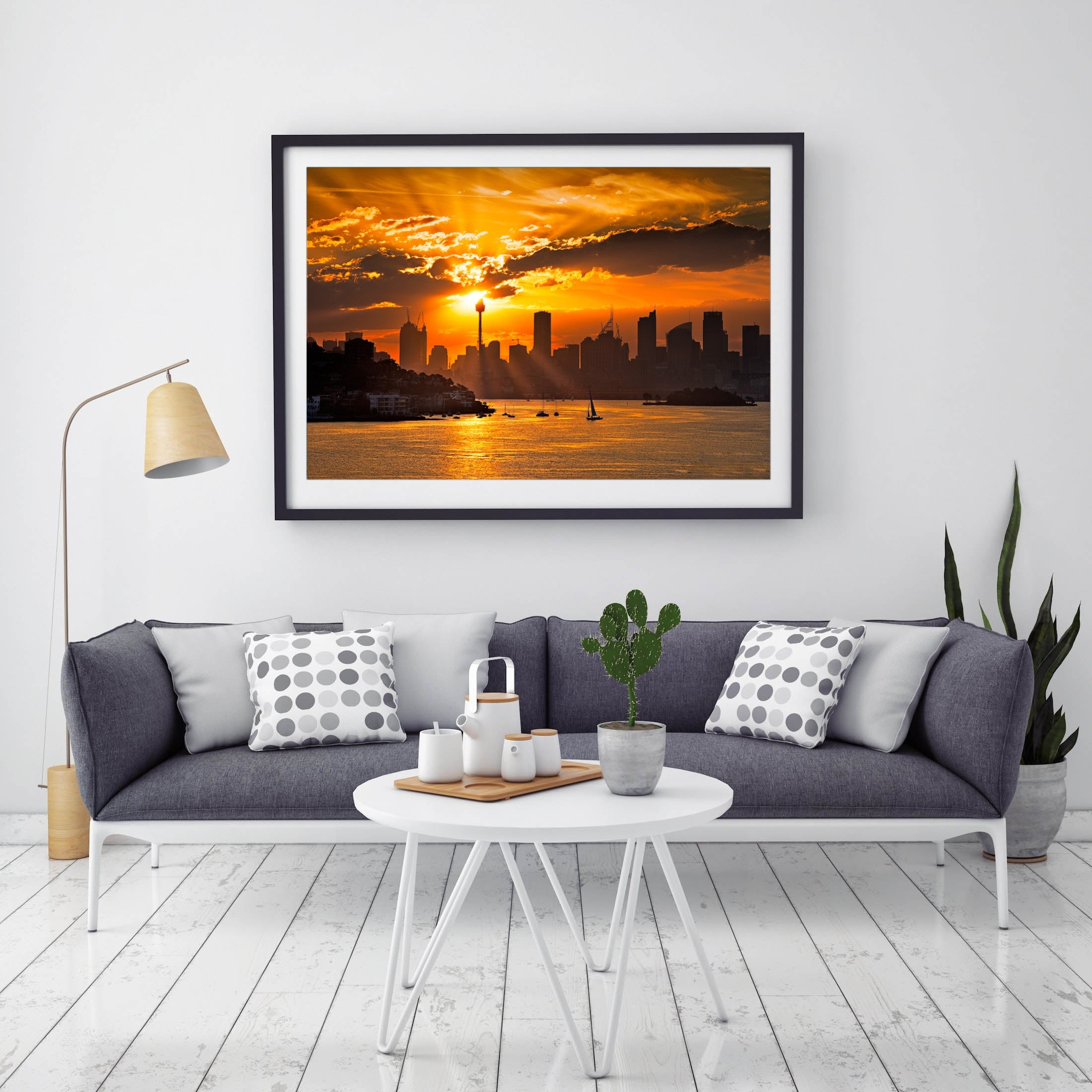 Candle, Sydney Harbour print