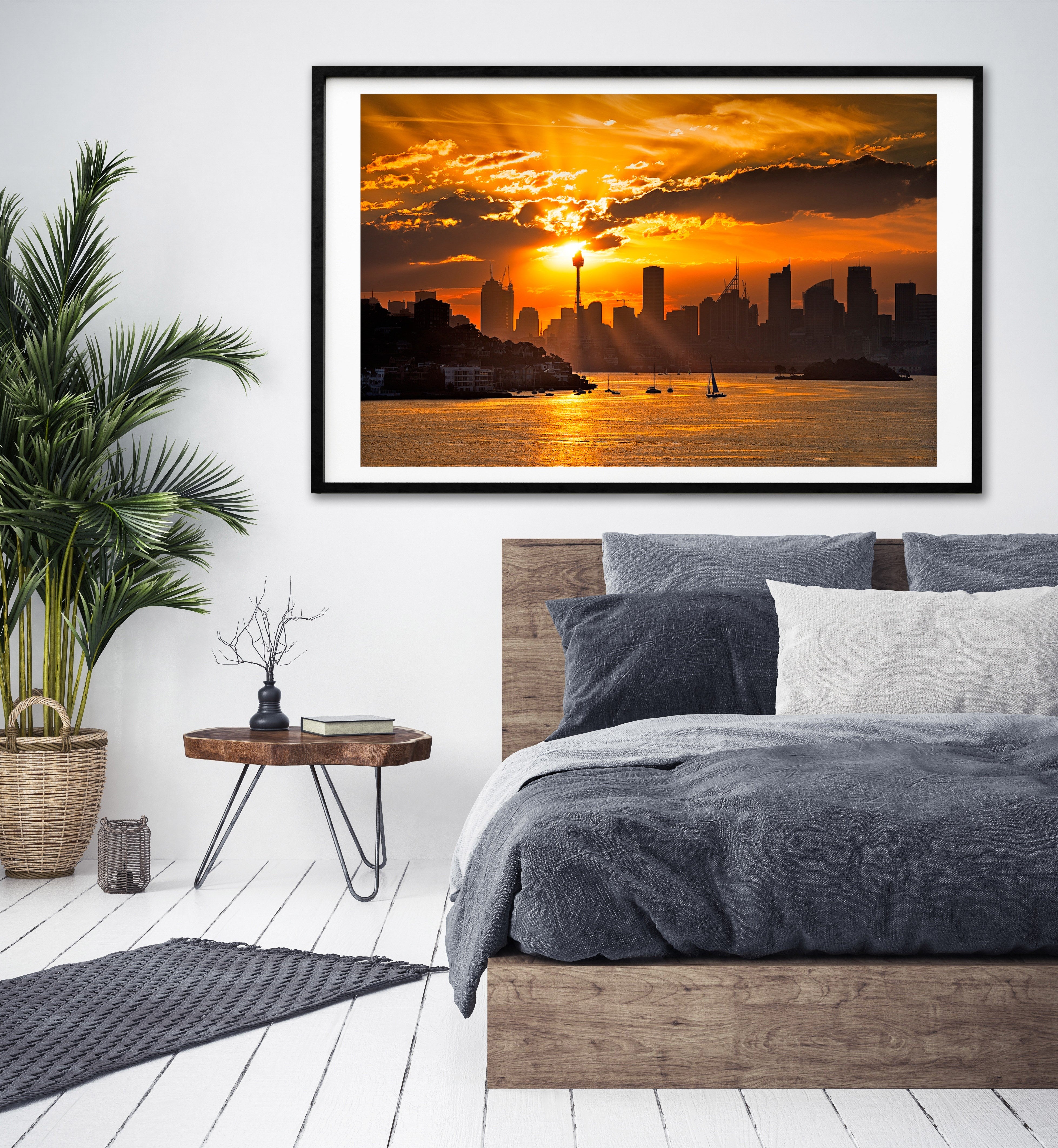 Candle, Sydney Harbour print