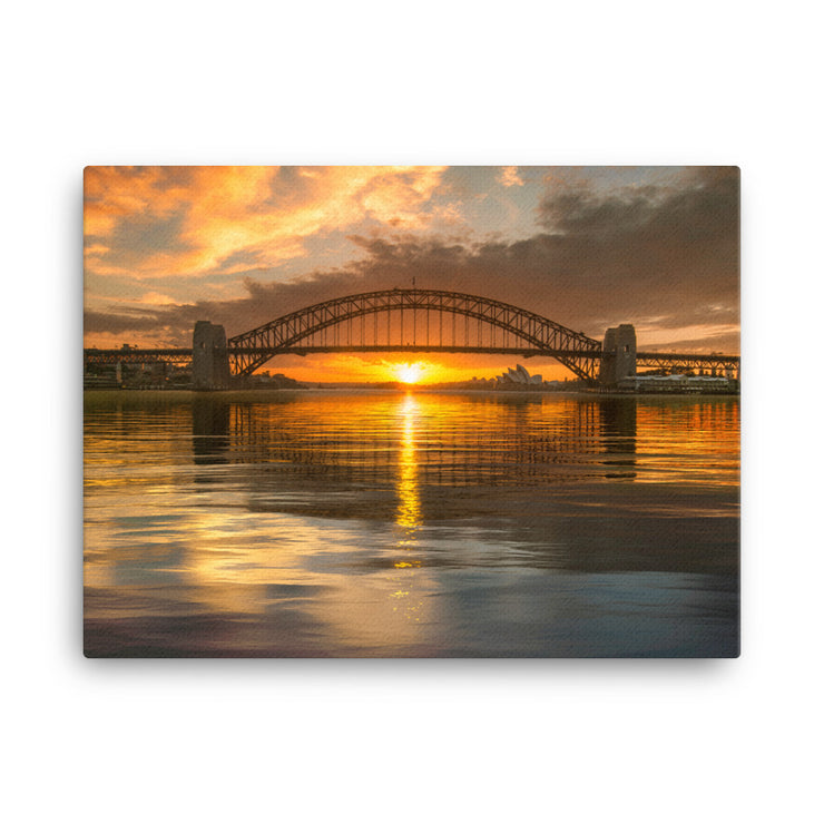 Mounted Canvas - Ready to Hang - 'Spotlight, Sydney' print