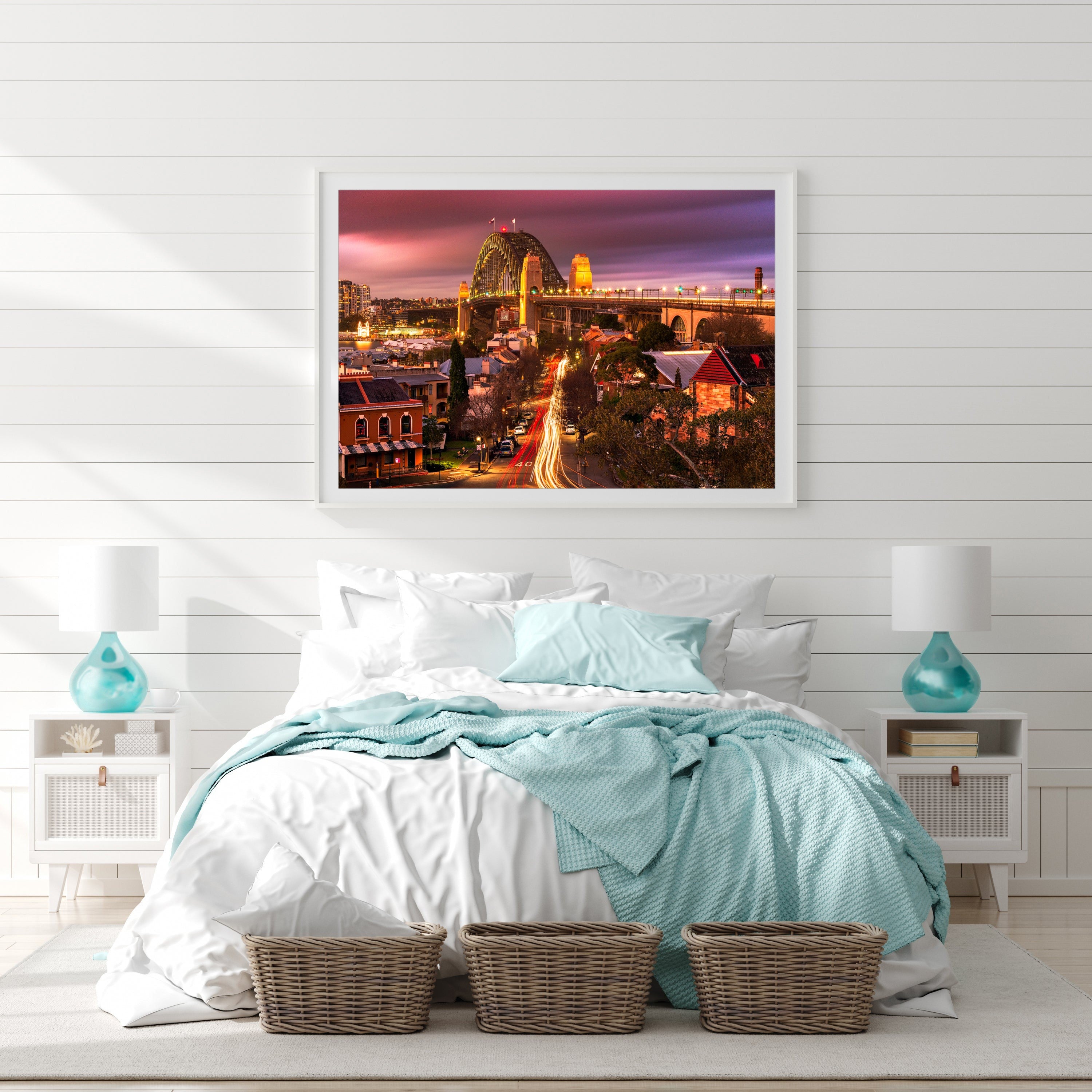 City Lights, Sydney Harbour print